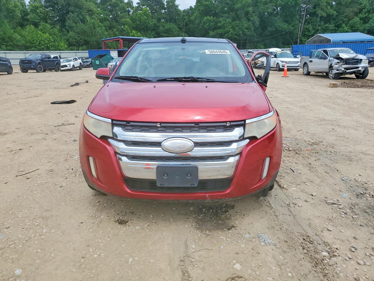 2012 Ford Edge Sel Red vin: 2FMDK3JC0CBA18714
