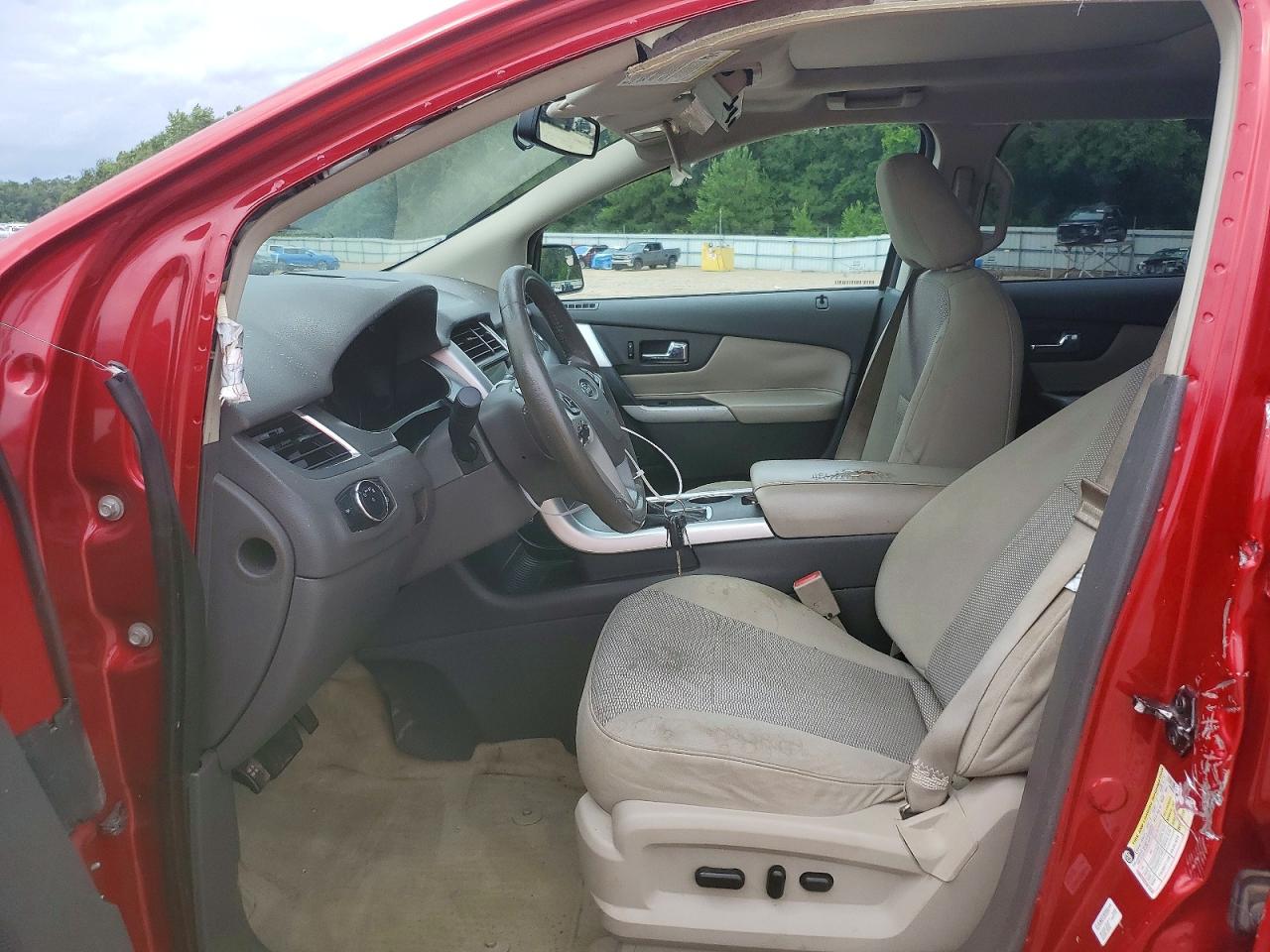 2012 Ford Edge Sel Red vin: 2FMDK3JC0CBA18714