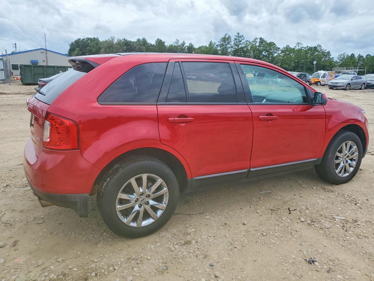 2012 Ford Edge Sel Red vin: 2FMDK3JC0CBA18714