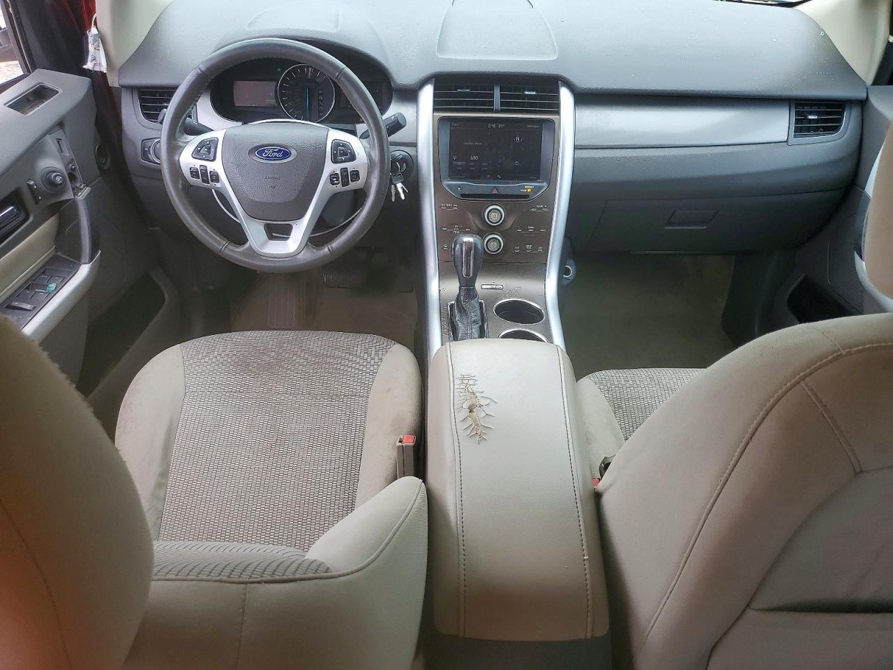 2012 Ford Edge Sel Red vin: 2FMDK3JC0CBA18714