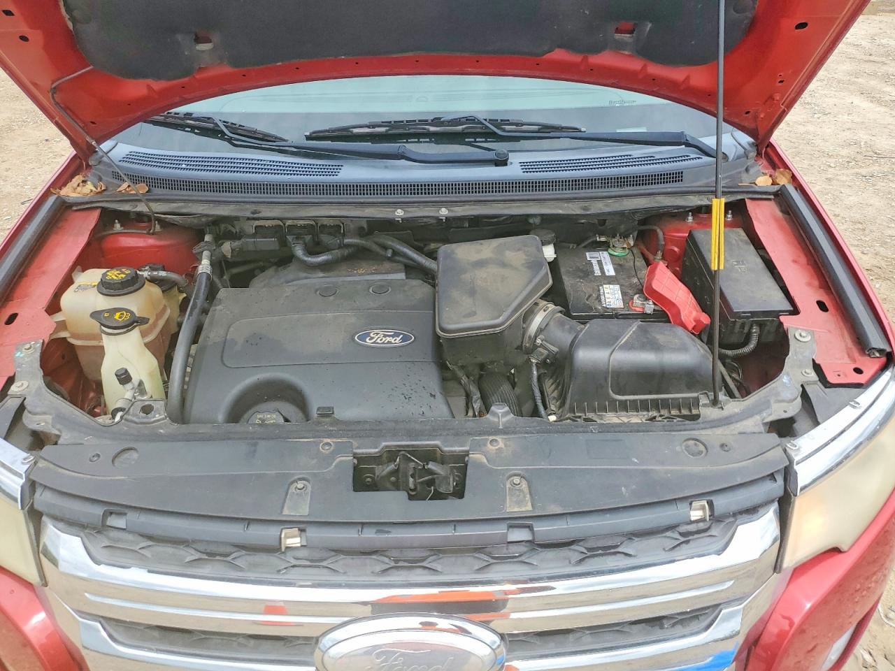 2012 Ford Edge Sel Red vin: 2FMDK3JC0CBA18714