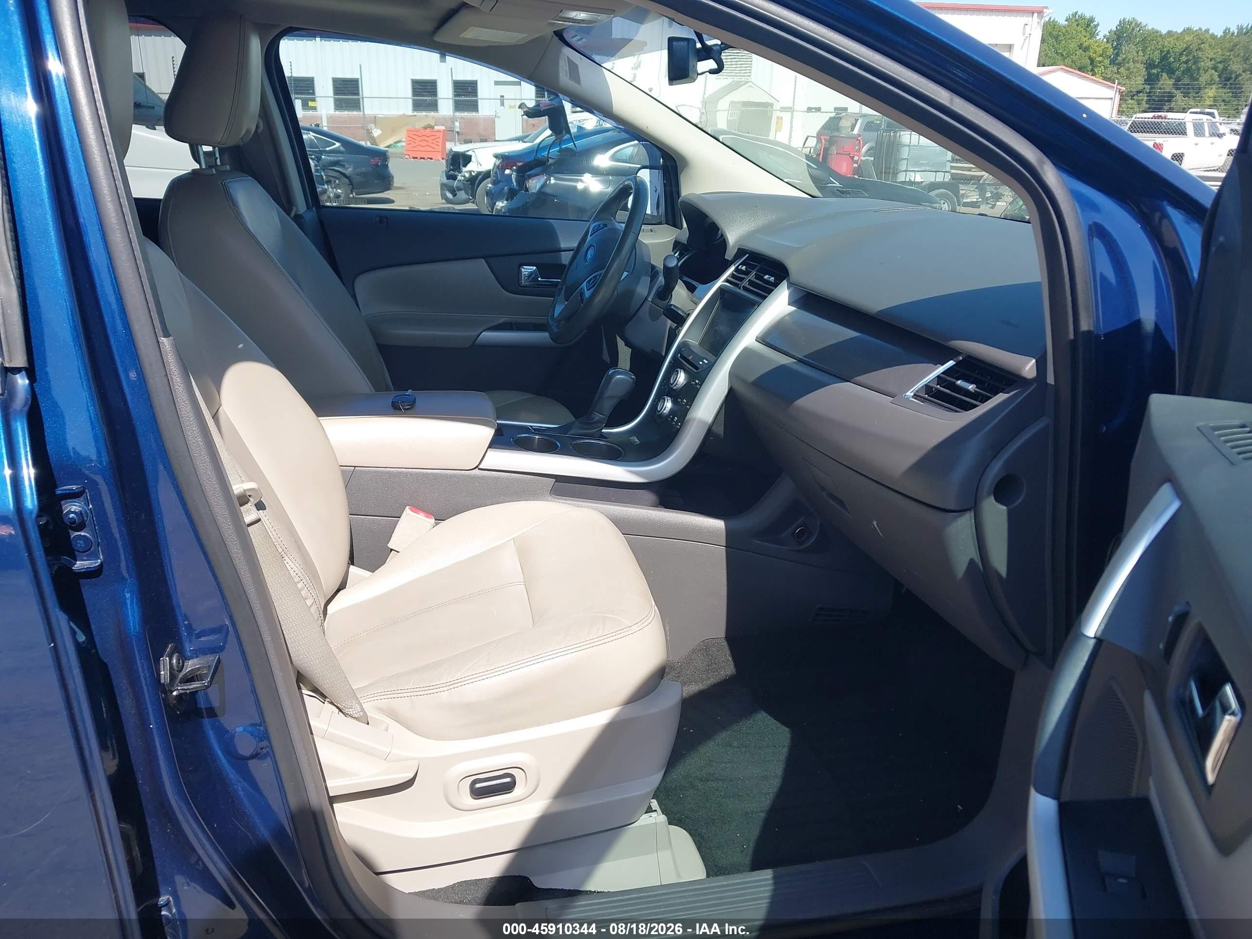 2012 Ford Edge Sel Blue vin: 2FMDK3JC0CBA29356
