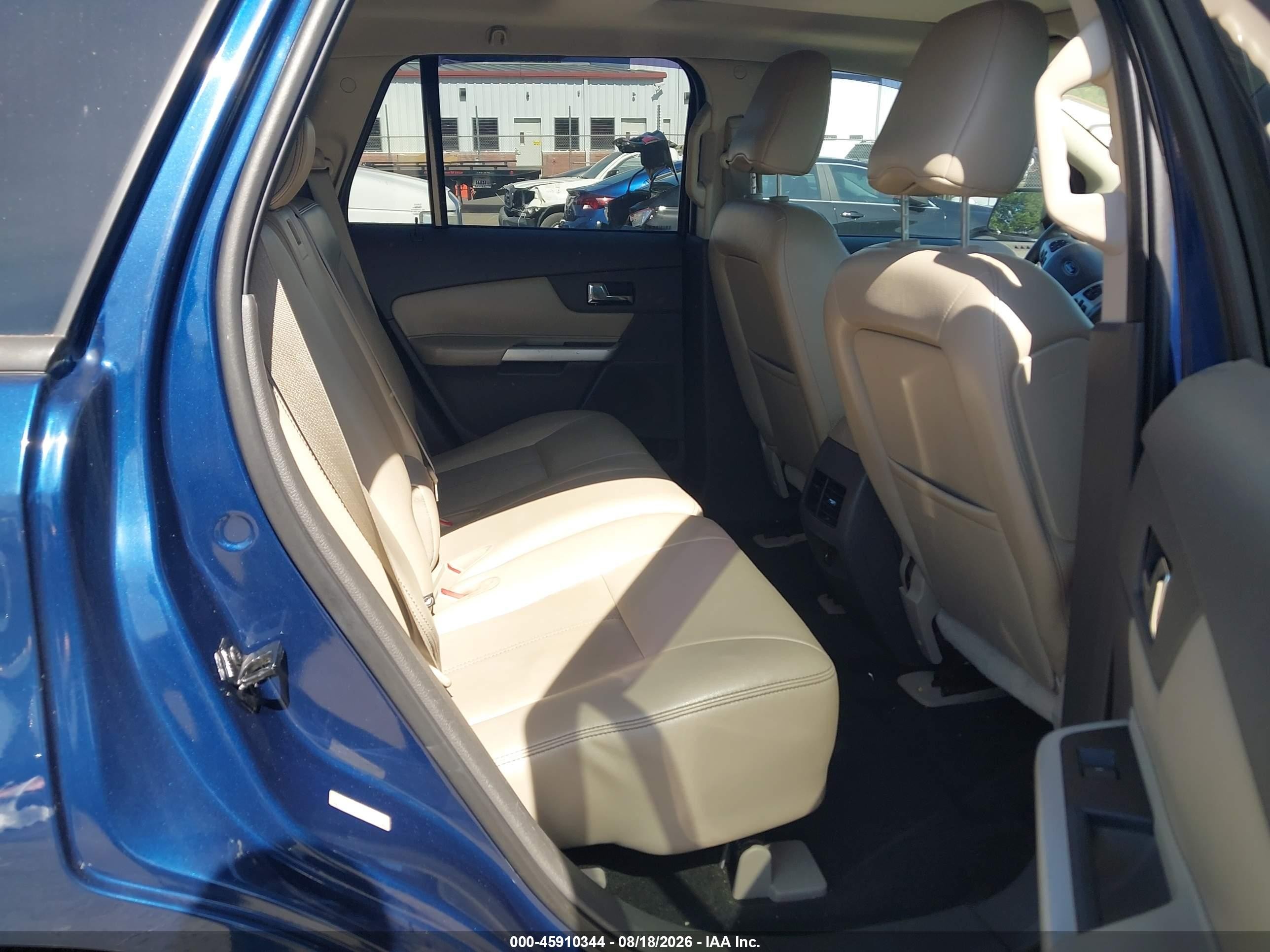 2012 Ford Edge Sel Blue vin: 2FMDK3JC0CBA29356