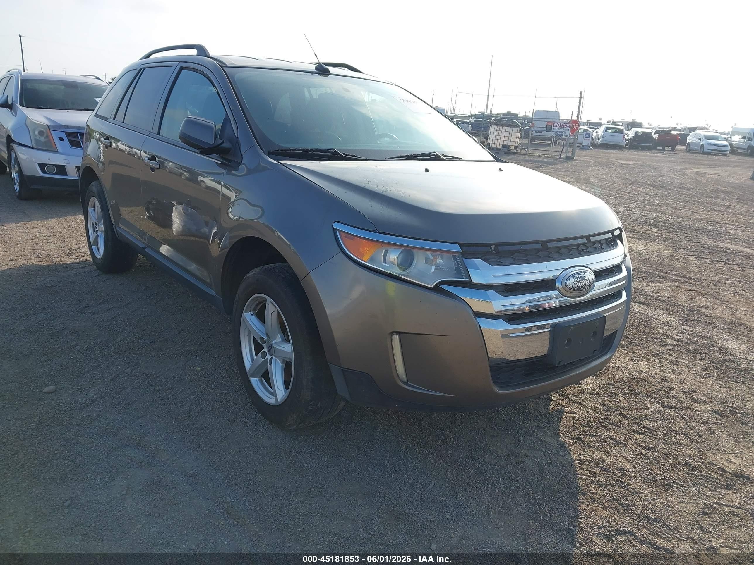 2012 Ford Edge Sel Brown vin: 2FMDK3JC0CBA40910