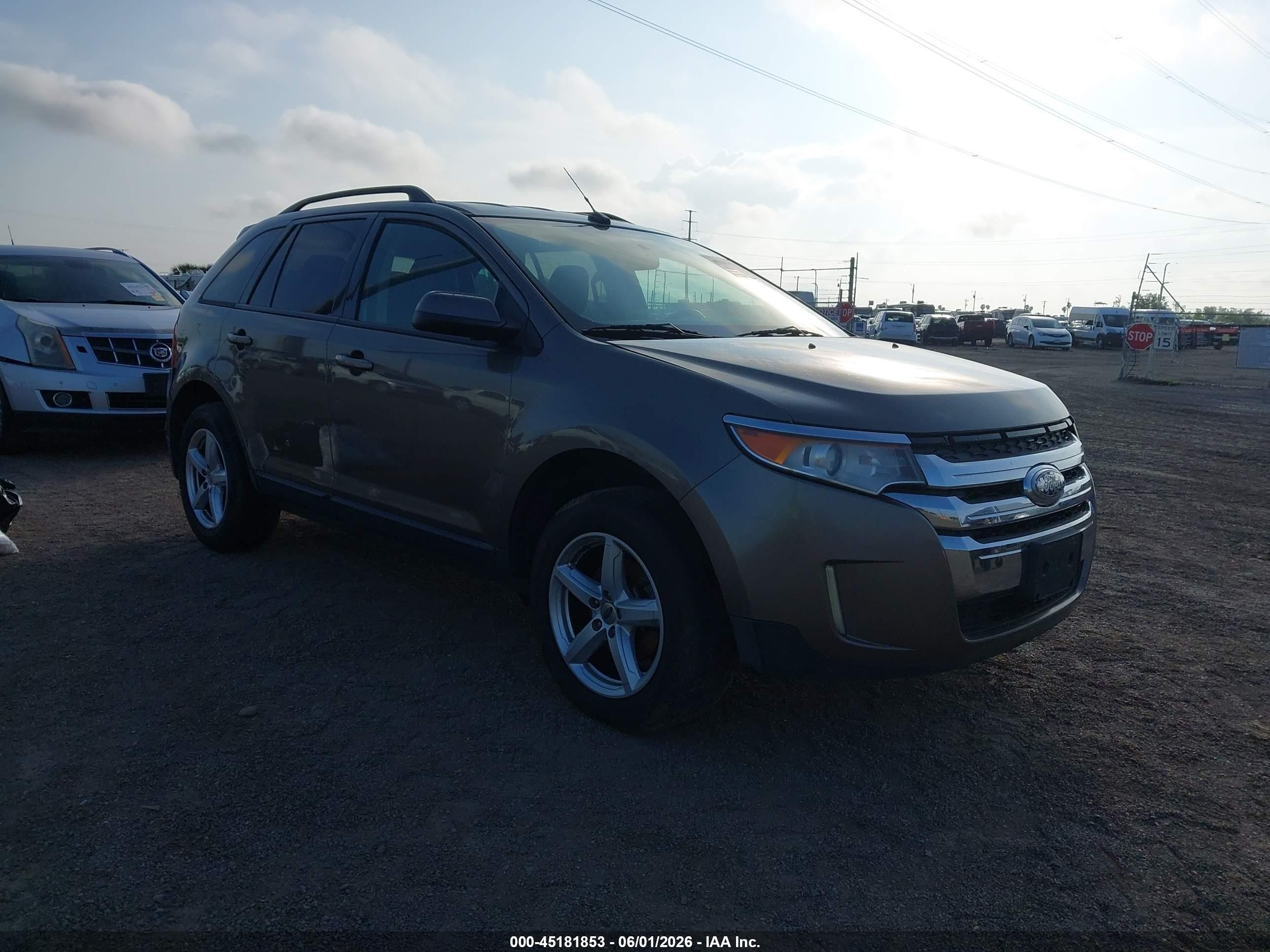 2012 Ford Edge Sel Brown vin: 2FMDK3JC0CBA40910