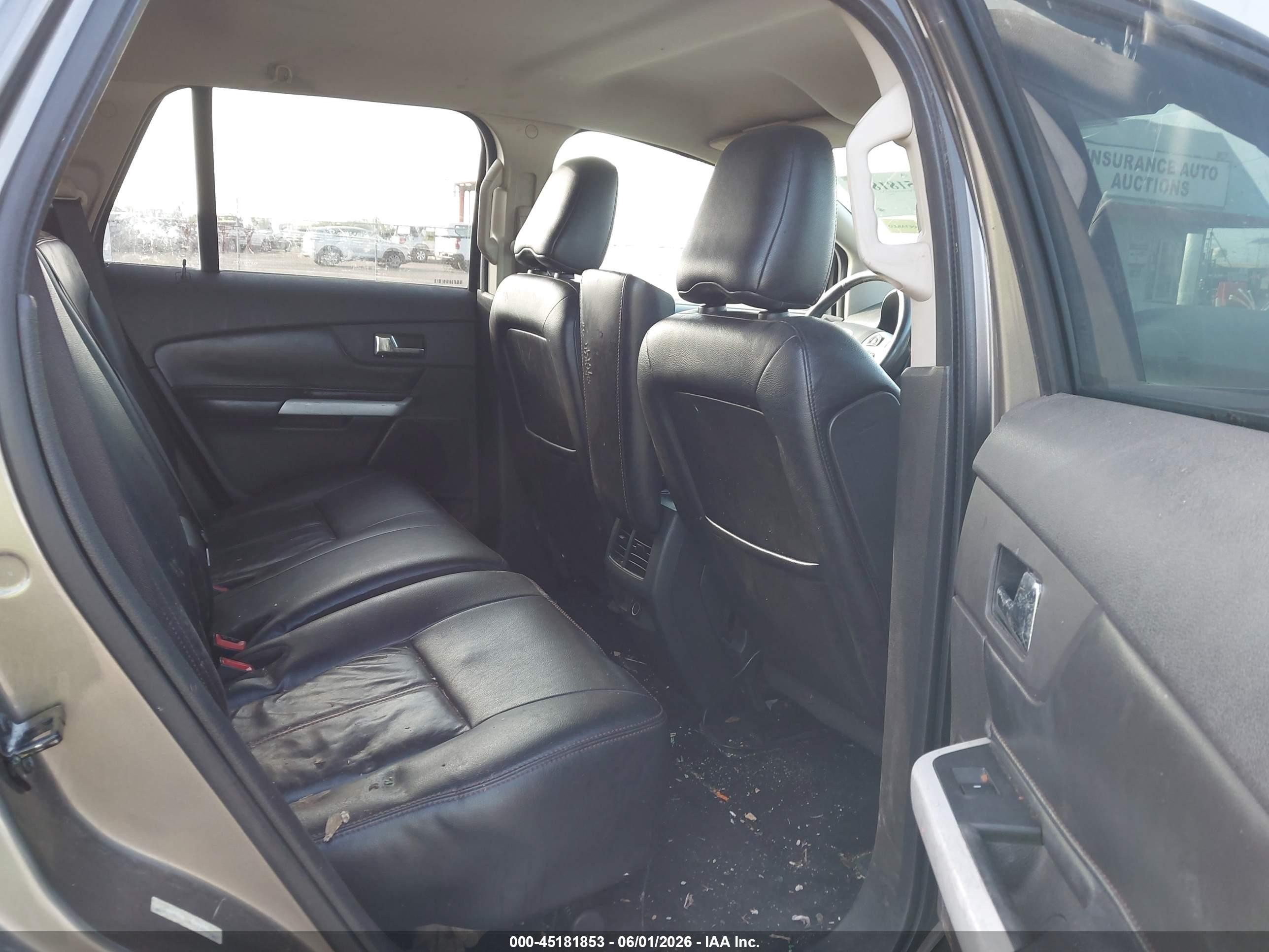 2012 Ford Edge Sel Brown vin: 2FMDK3JC0CBA40910
