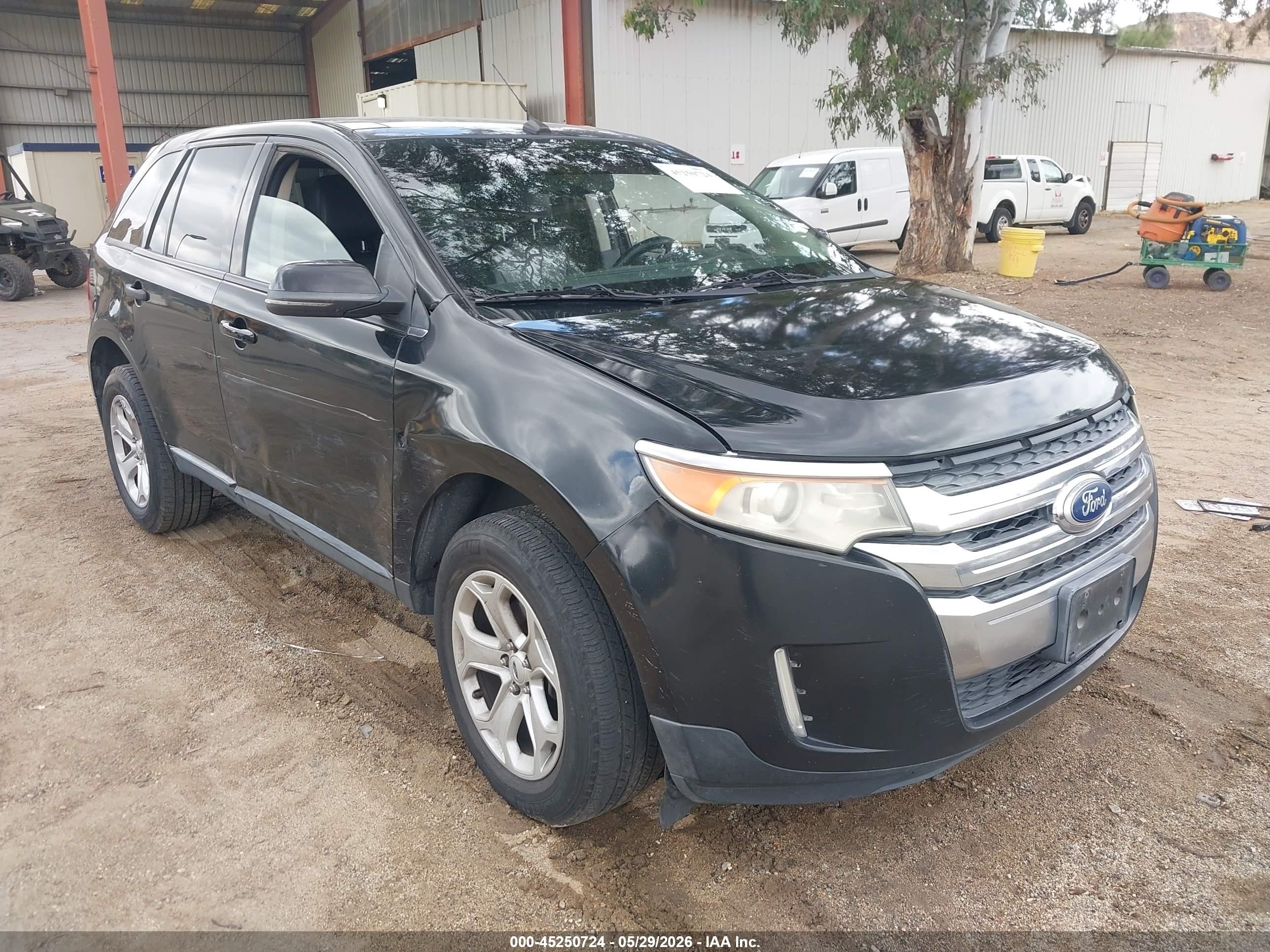 2012 Ford Edge Sel Black vin: 2FMDK3JC0CBA50515