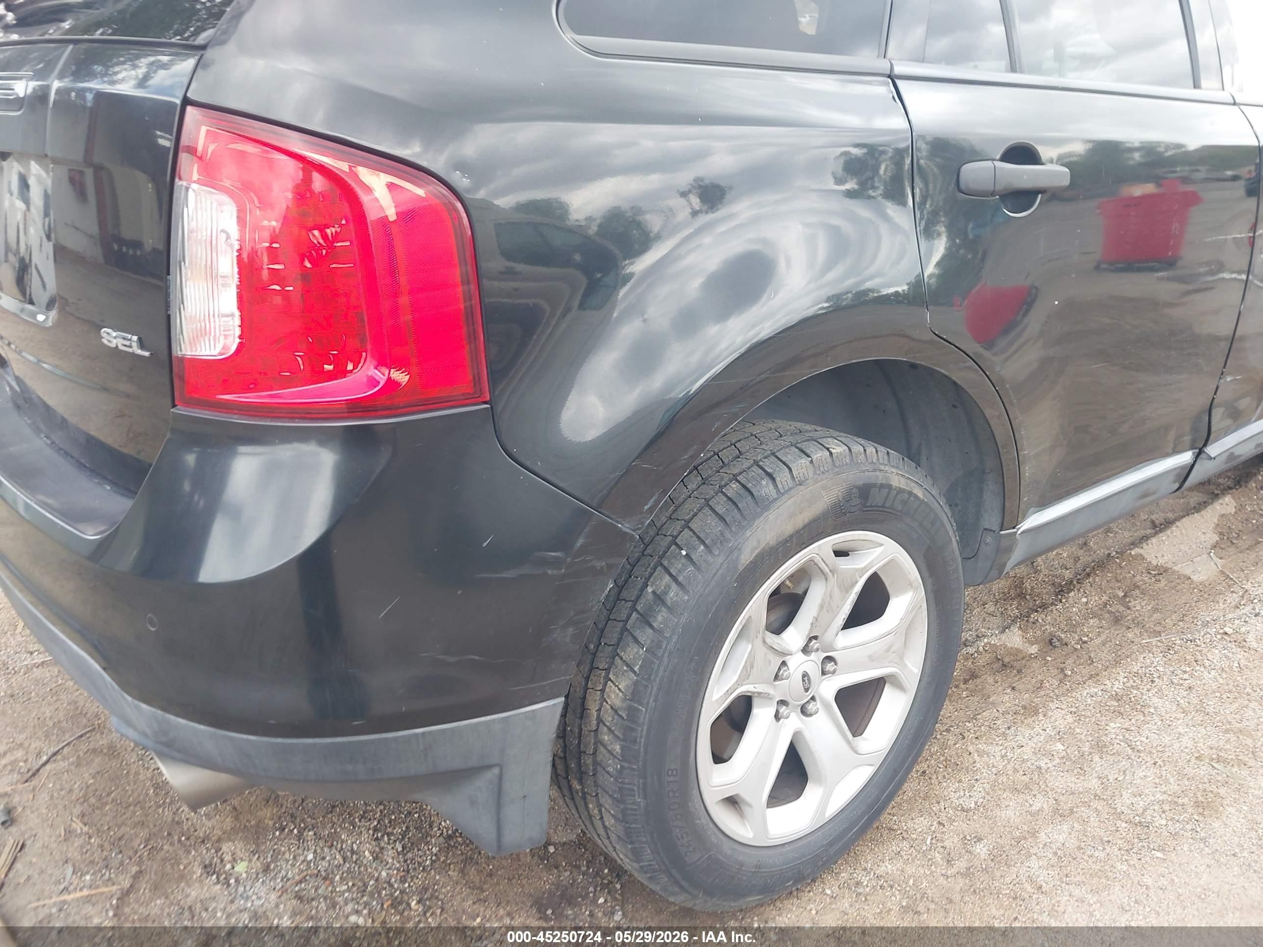 2012 Ford Edge Sel Black vin: 2FMDK3JC0CBA50515