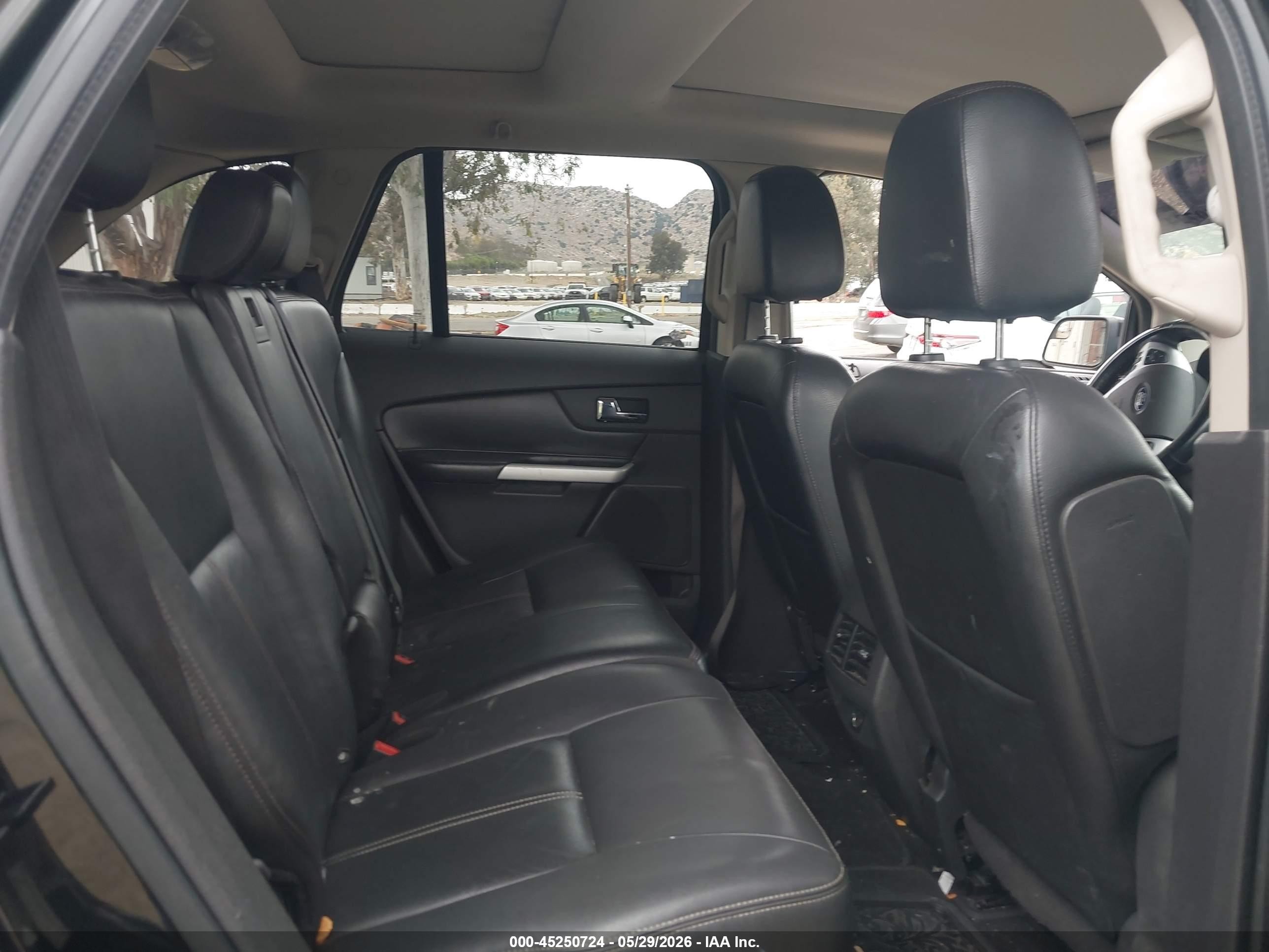 2012 Ford Edge Sel Black vin: 2FMDK3JC0CBA50515