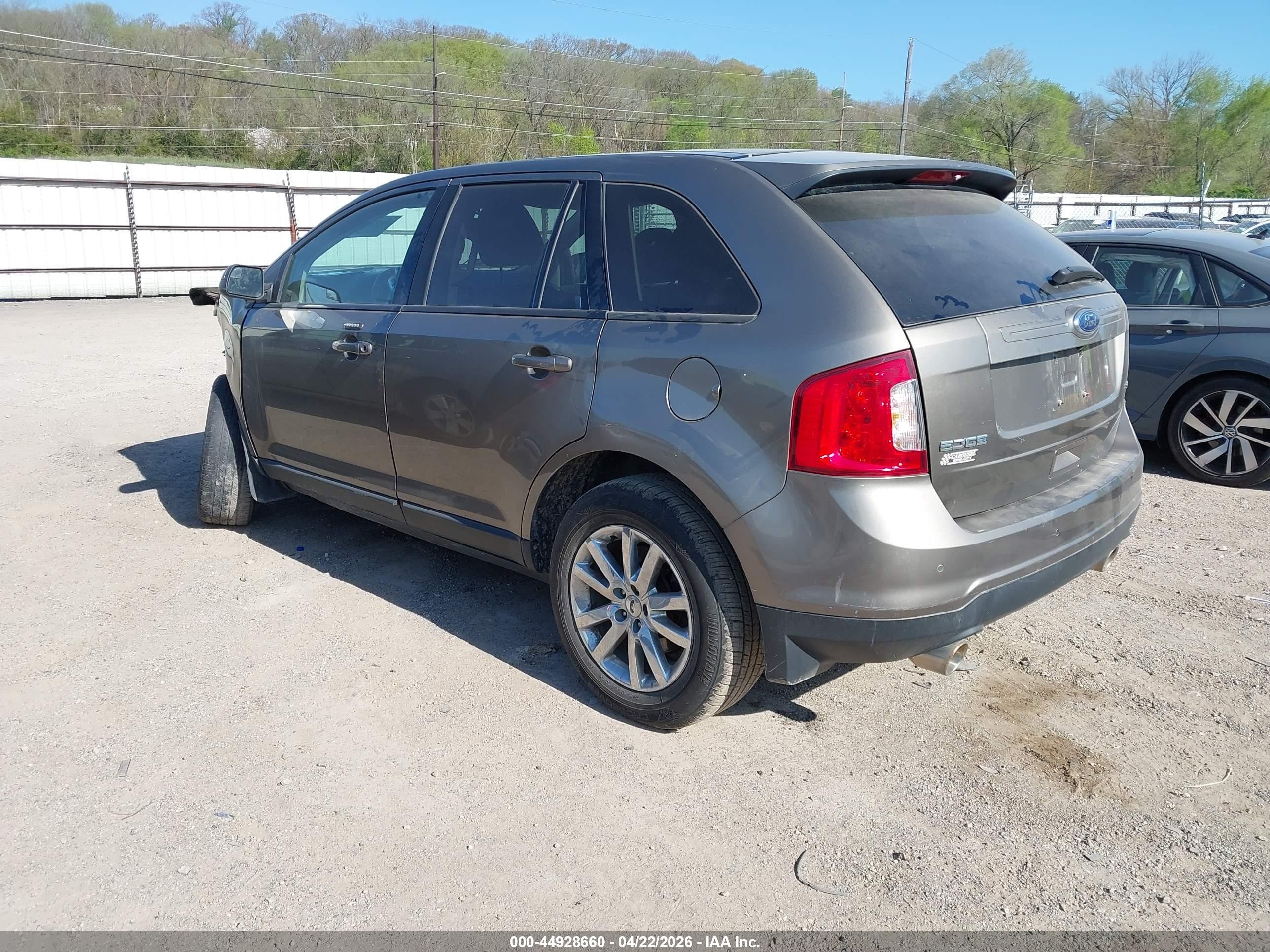 2012 Ford Edge Sel Gold vin: 2FMDK3JC0CBA57156