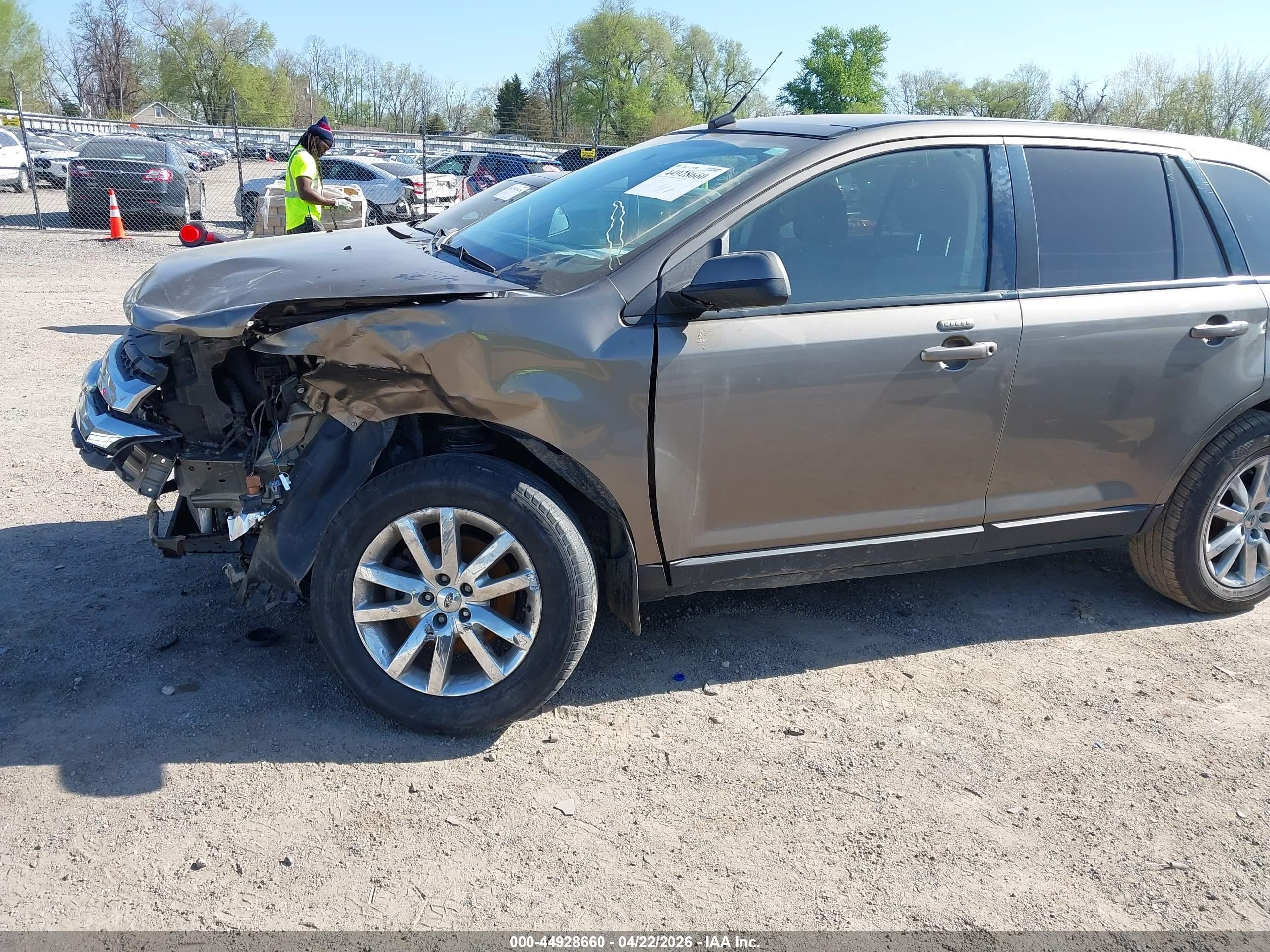 2012 Ford Edge Sel Gold vin: 2FMDK3JC0CBA57156