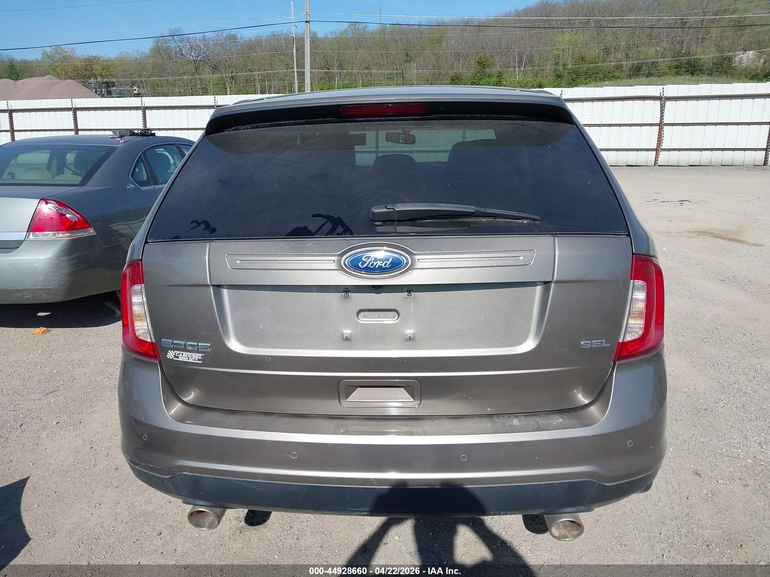 2012 Ford Edge Sel Gold vin: 2FMDK3JC0CBA57156
