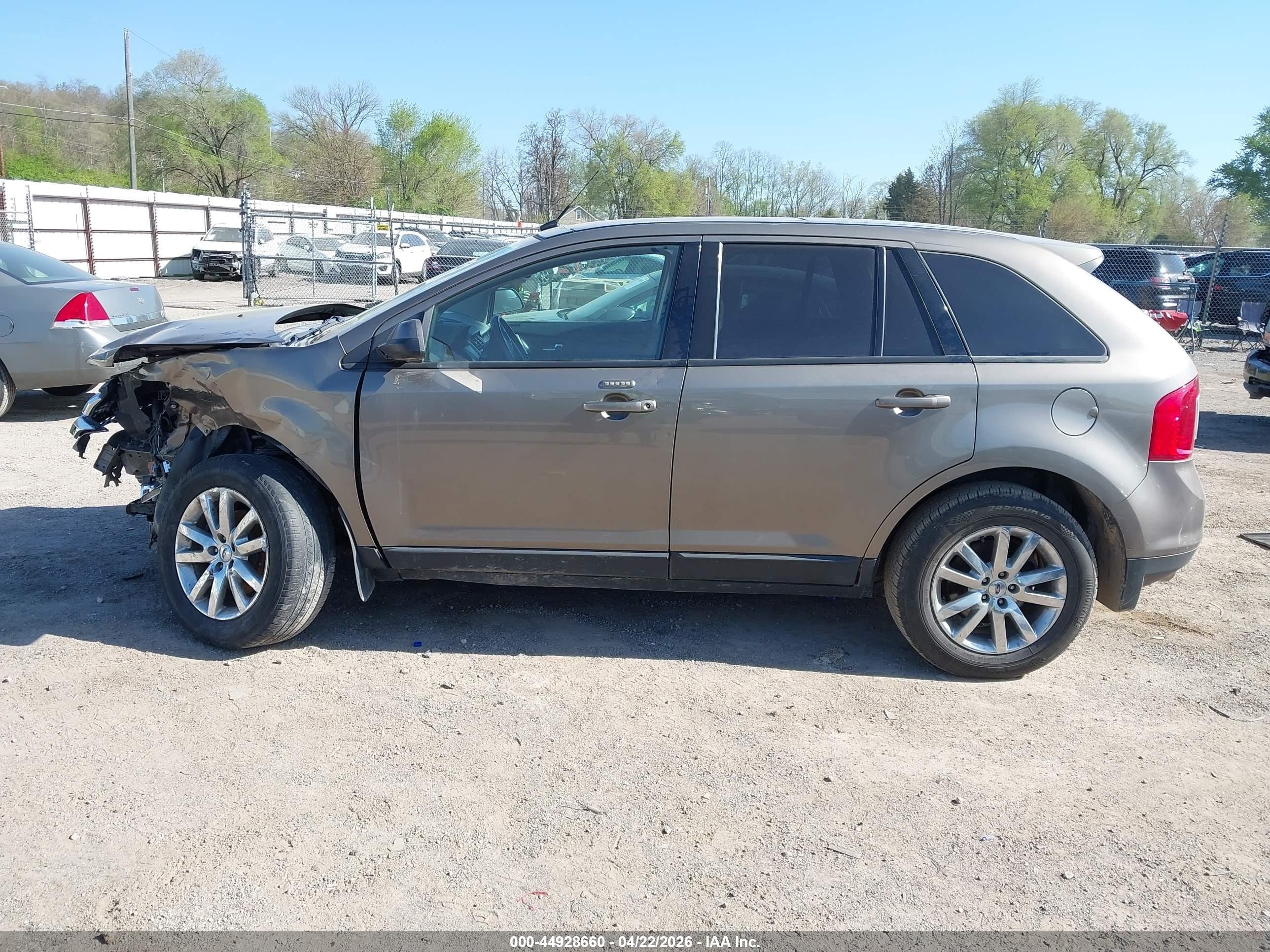 2012 Ford Edge Sel Gold vin: 2FMDK3JC0CBA57156