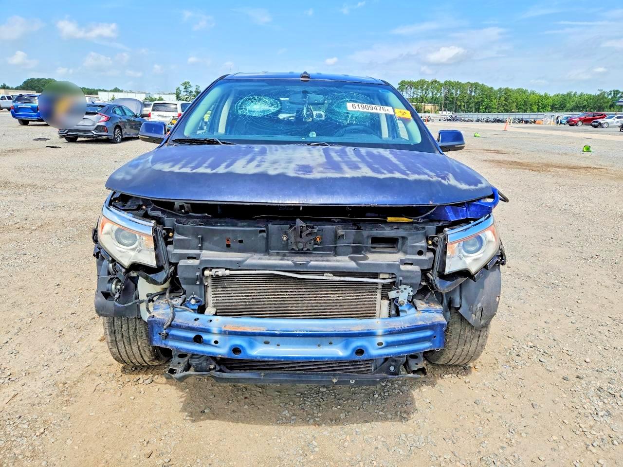 2012 Ford Edge Sel Синий vin: 2FMDK3JC0CBA88150