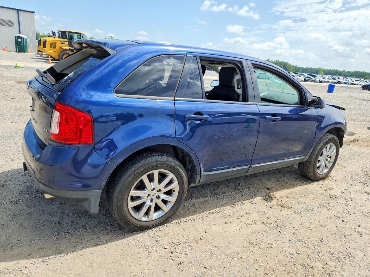2012 Ford Edge Sel Синий vin: 2FMDK3JC0CBA88150