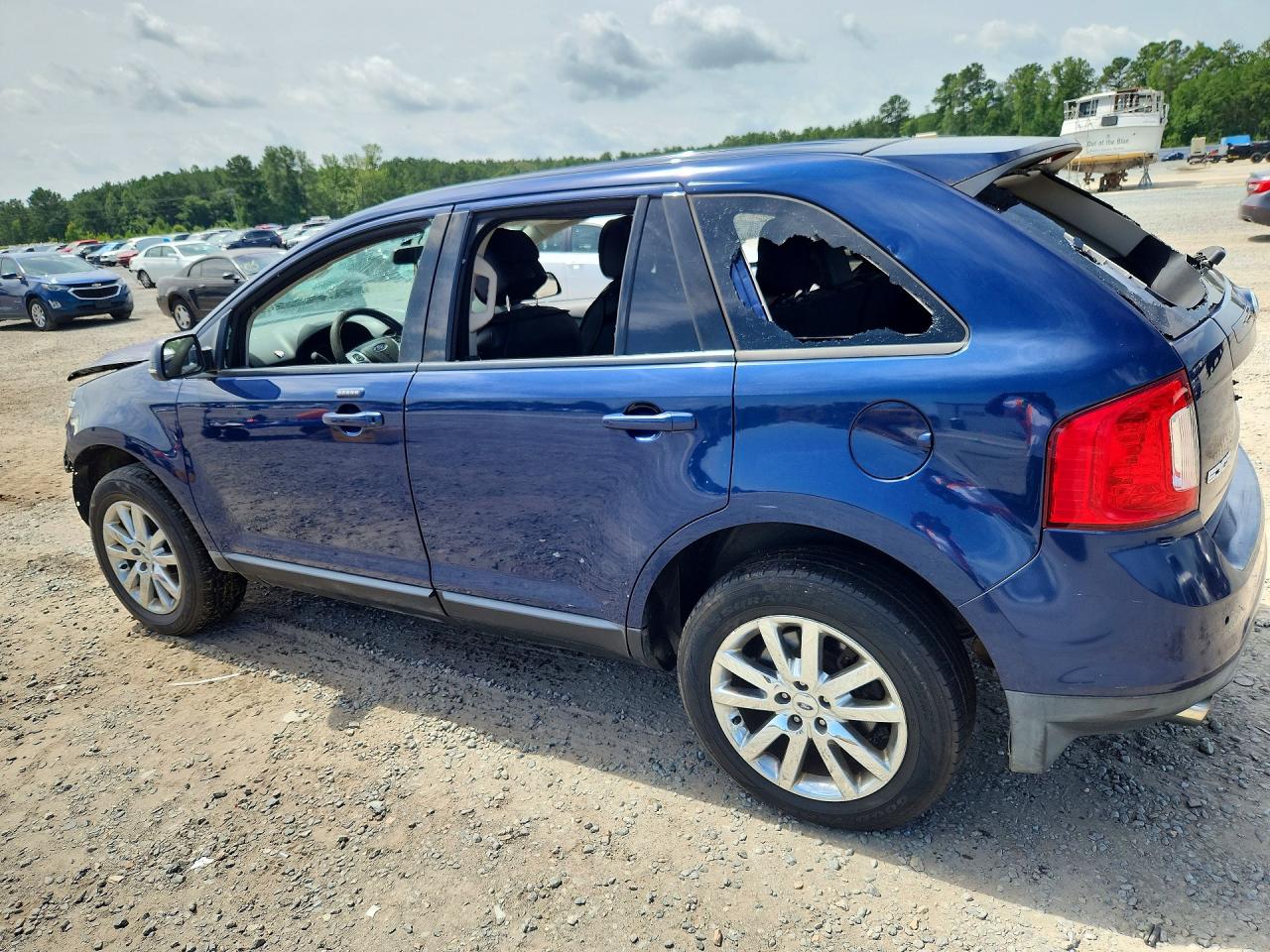 2012 Ford Edge Sel Синий vin: 2FMDK3JC0CBA88150