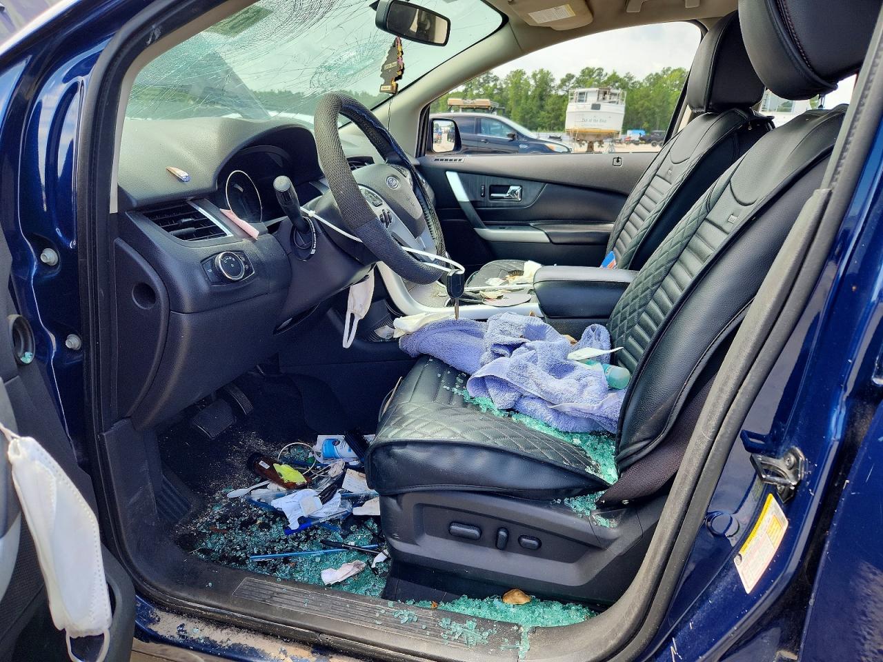 2012 Ford Edge Sel Синий vin: 2FMDK3JC0CBA88150