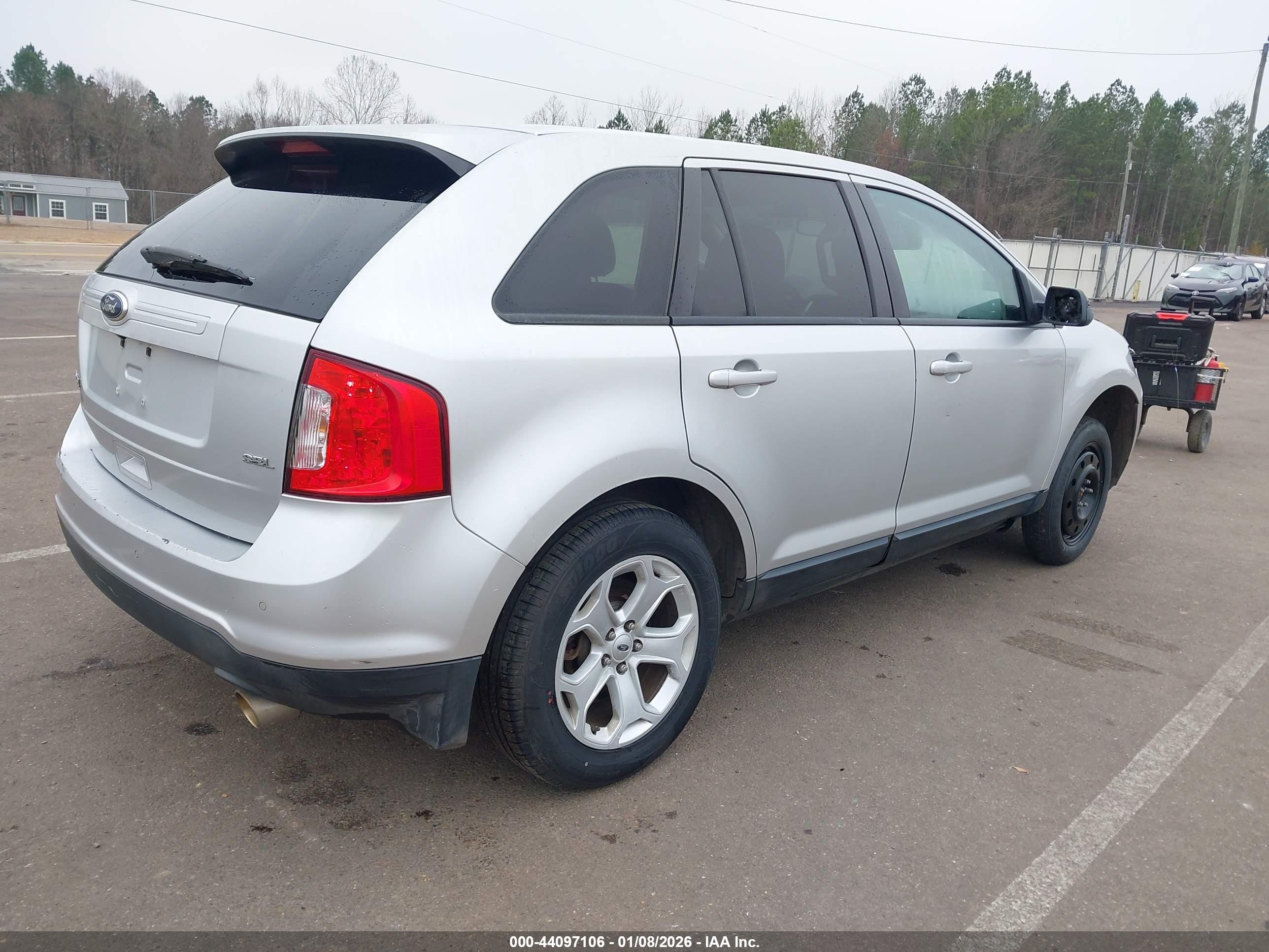 2013 Ford Edge Sel Серебряный vin: 2FMDK3JC0DBA08749