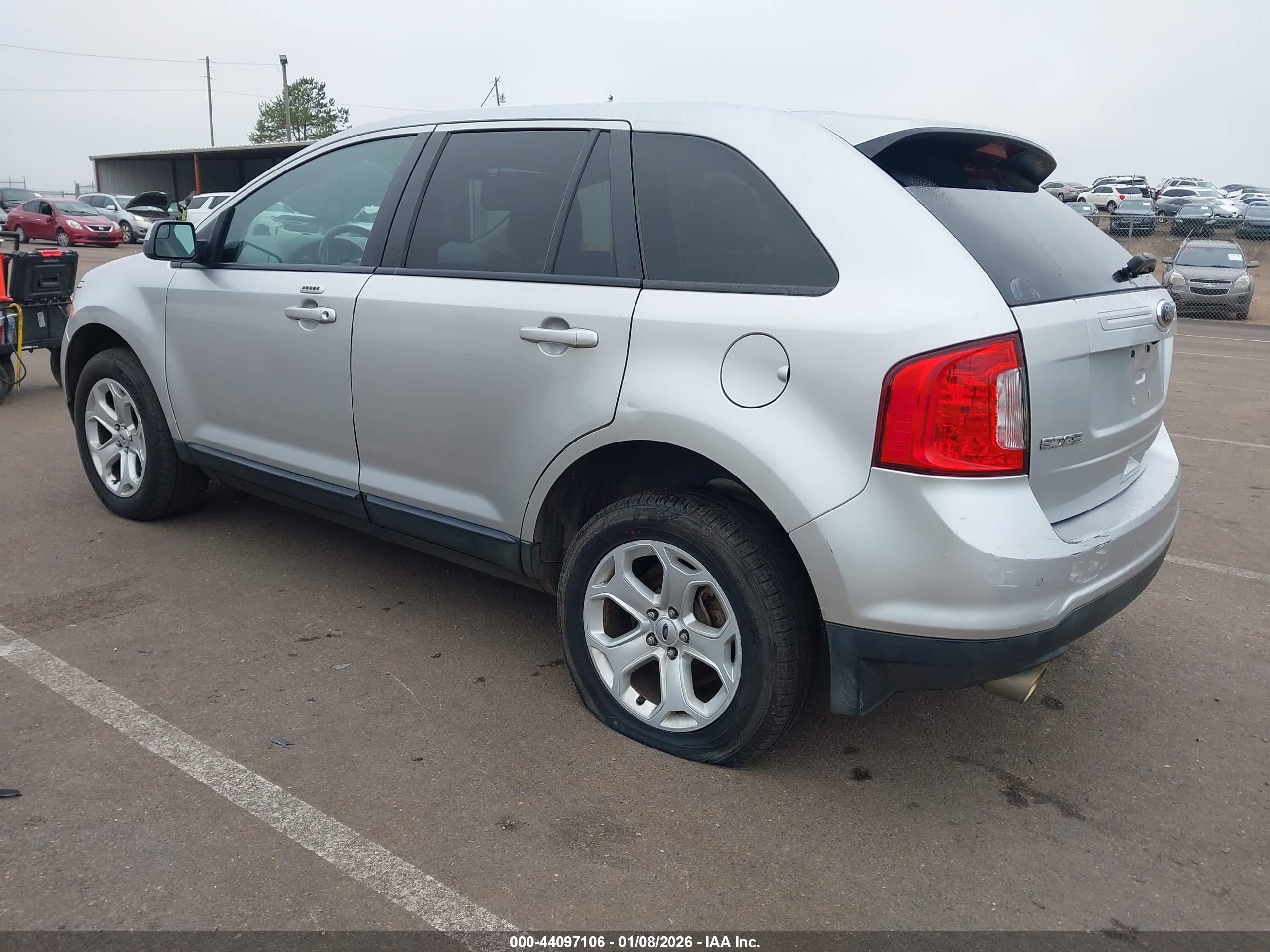 2013 Ford Edge Sel Серебряный vin: 2FMDK3JC0DBA08749