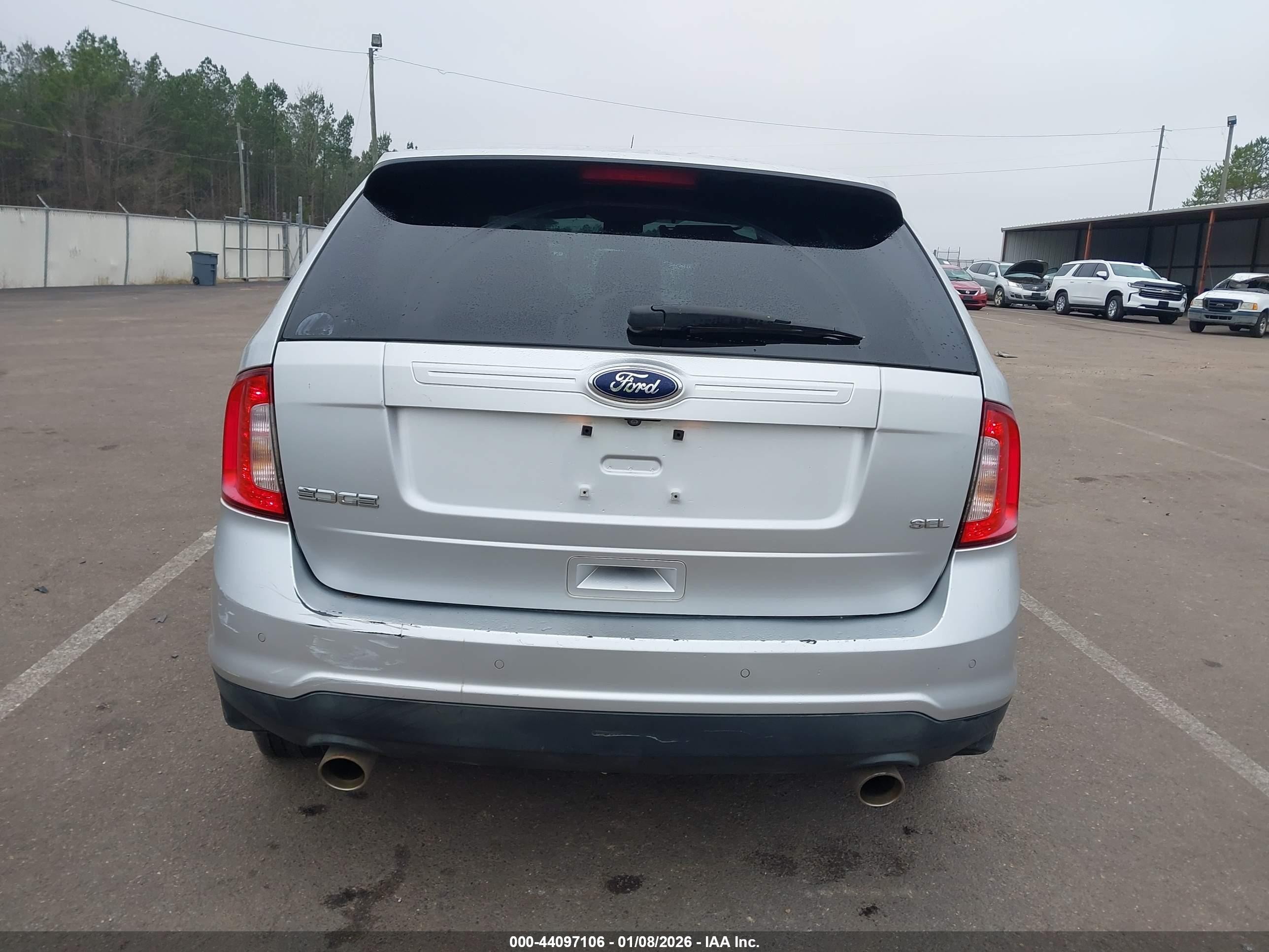2013 Ford Edge Sel Серебряный vin: 2FMDK3JC0DBA08749