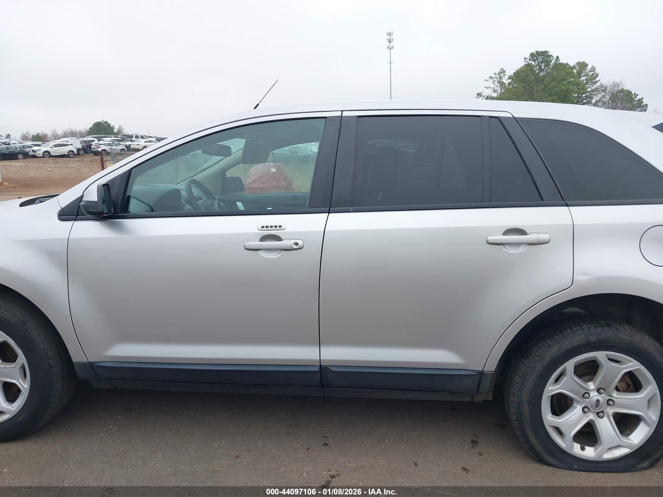 2013 Ford Edge Sel Серебряный vin: 2FMDK3JC0DBA08749