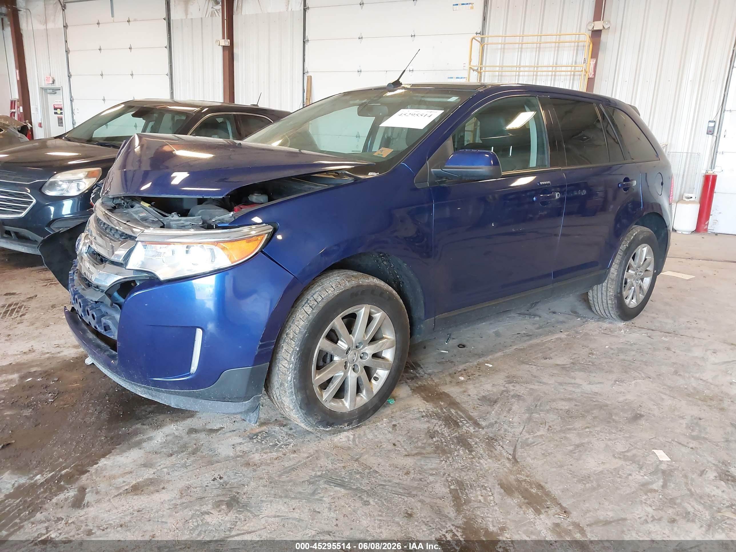 2013 Ford Edge Sel Синий vin: 2FMDK3JC0DBA47843