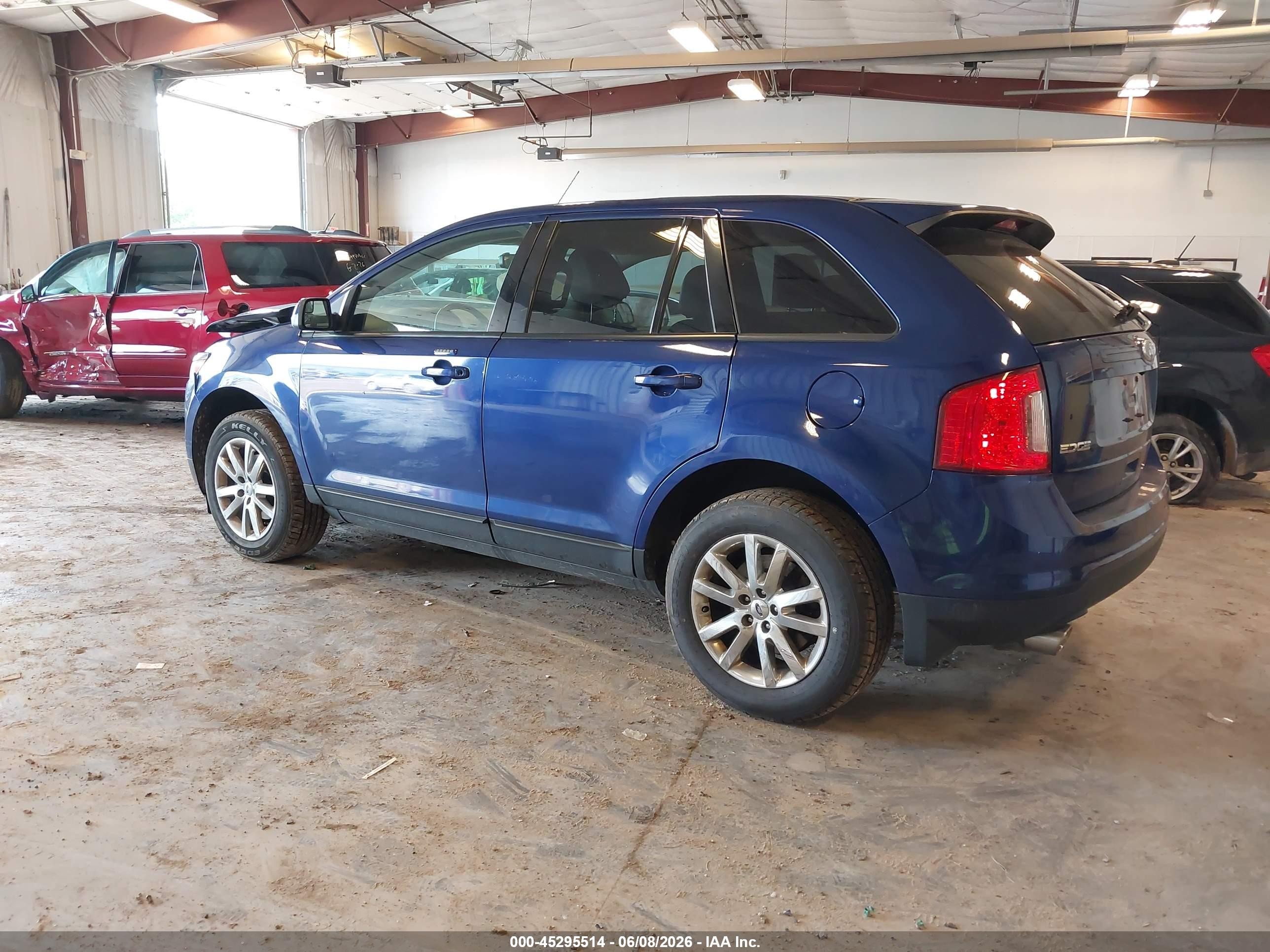 2013 Ford Edge Sel Синий vin: 2FMDK3JC0DBA47843