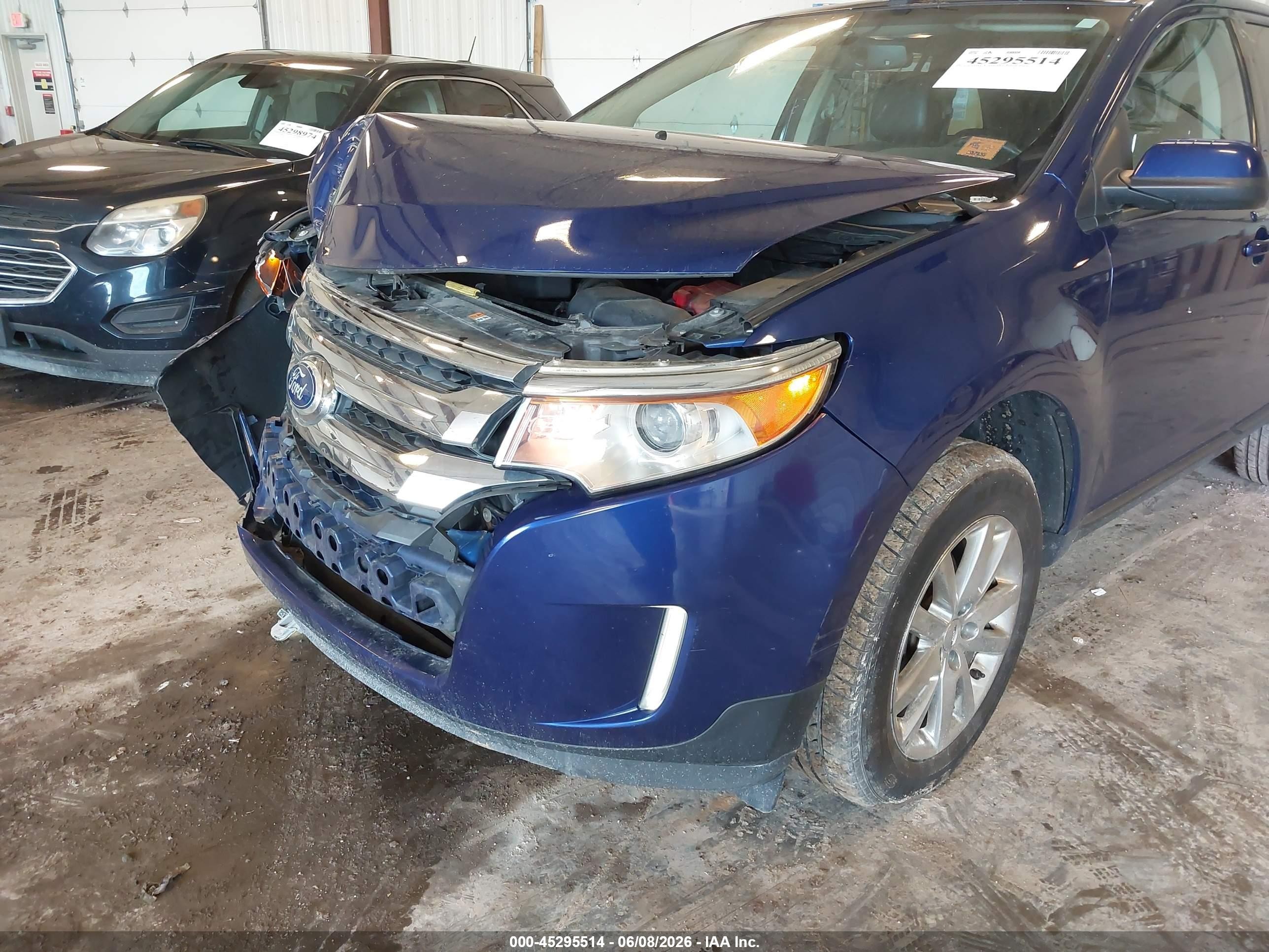 2013 Ford Edge Sel Синий vin: 2FMDK3JC0DBA47843
