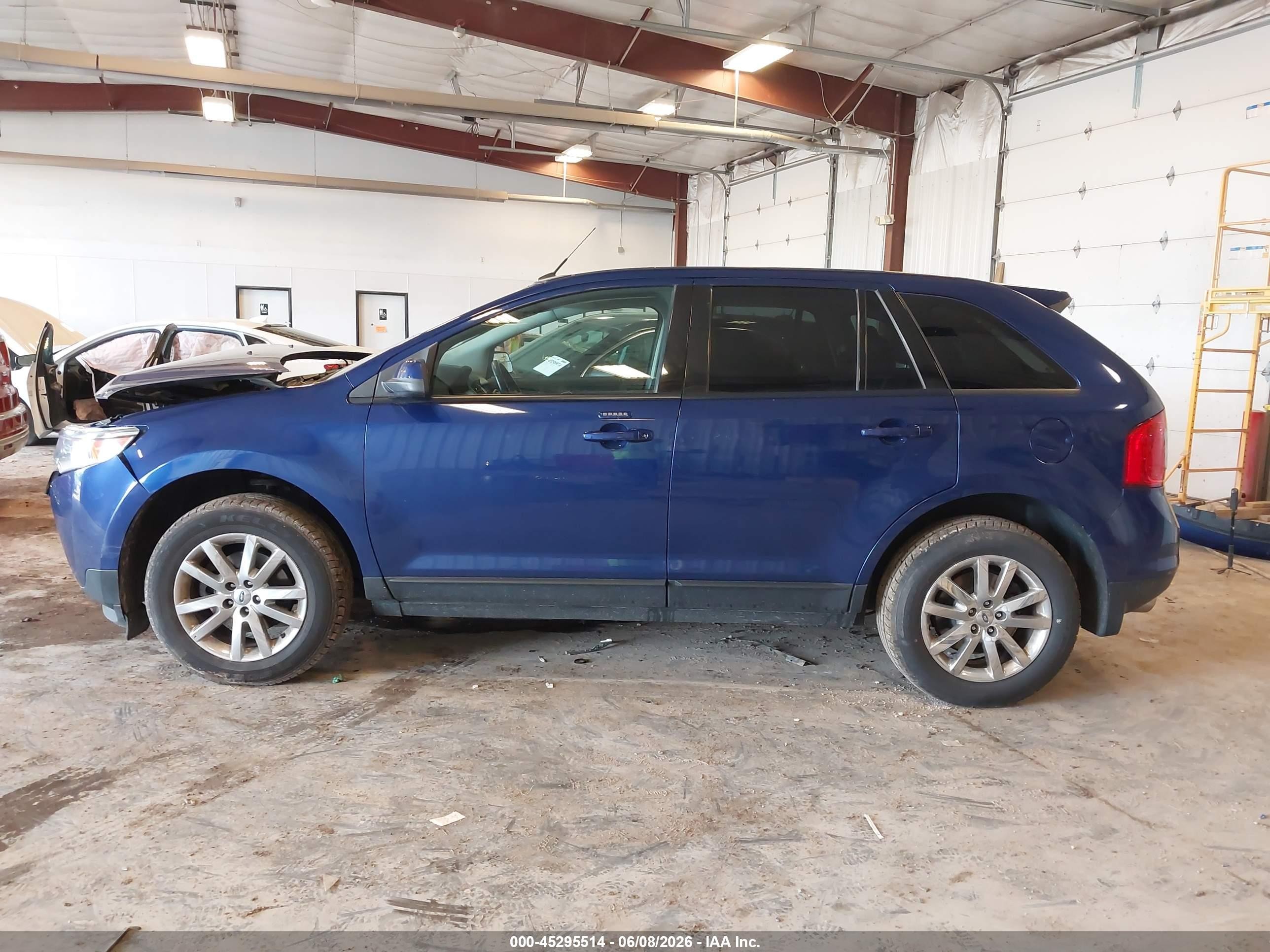 2013 Ford Edge Sel Синий vin: 2FMDK3JC0DBA47843