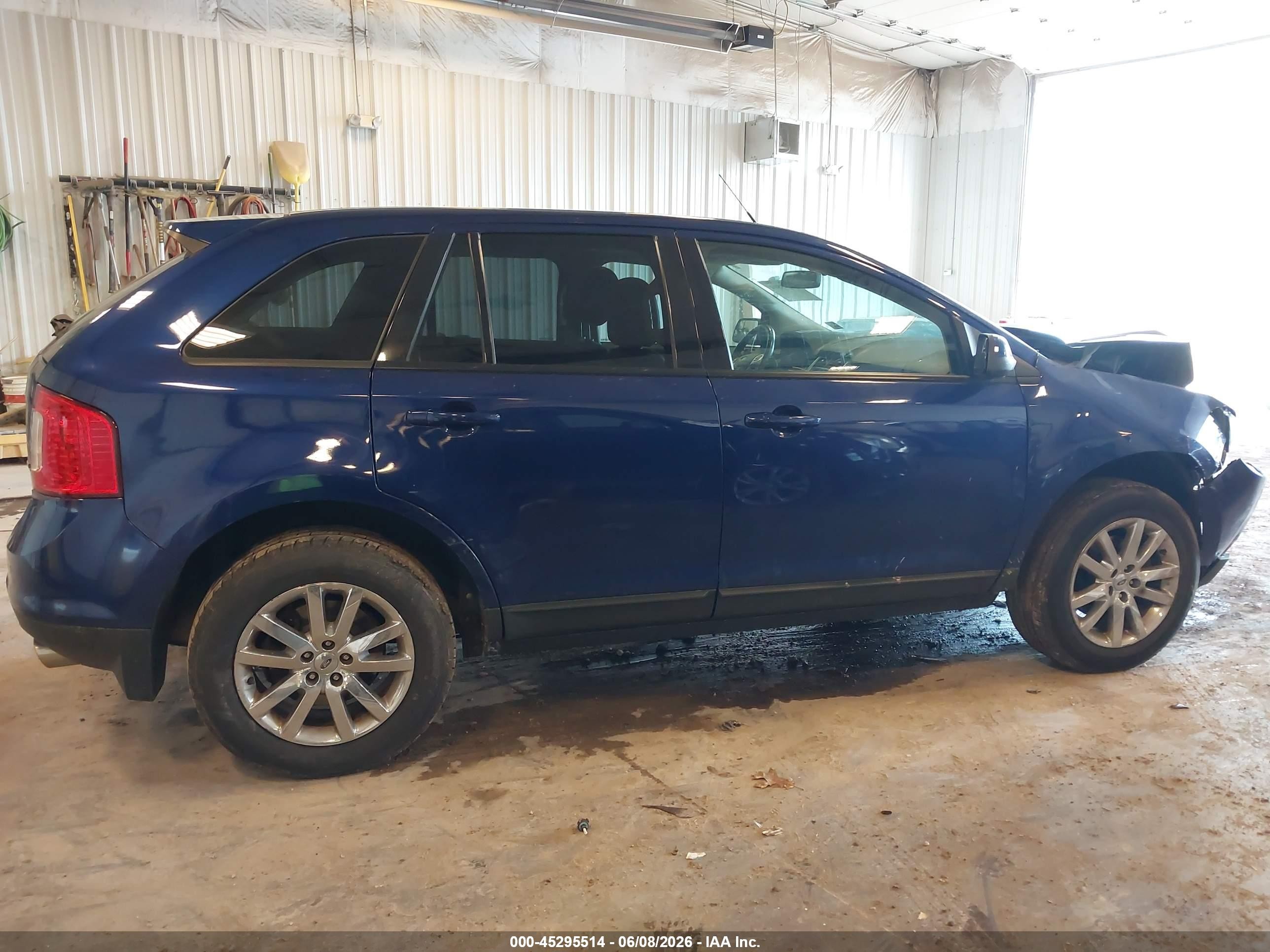 2013 Ford Edge Sel Синий vin: 2FMDK3JC0DBA47843