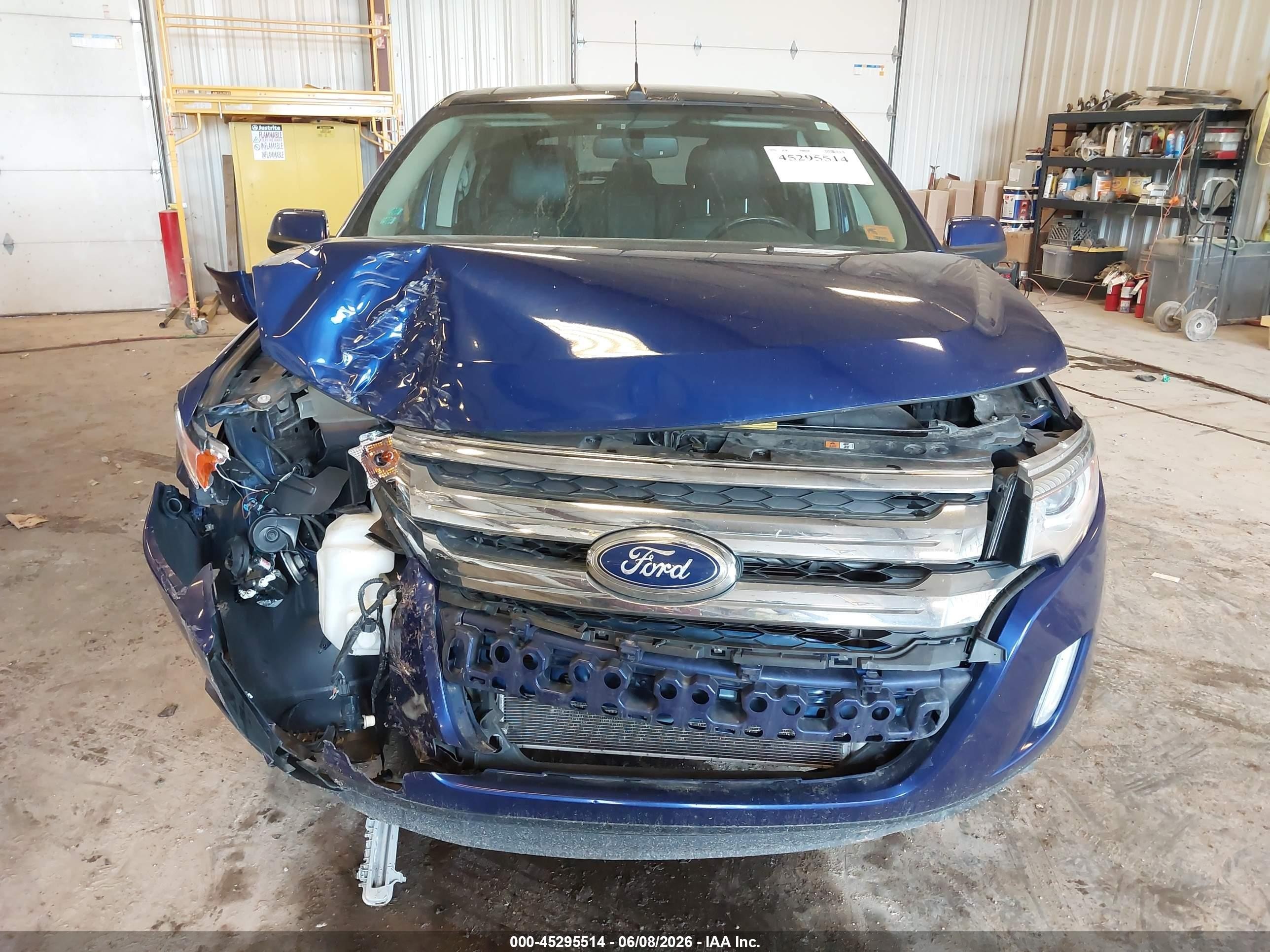 2013 Ford Edge Sel Синий vin: 2FMDK3JC0DBA47843