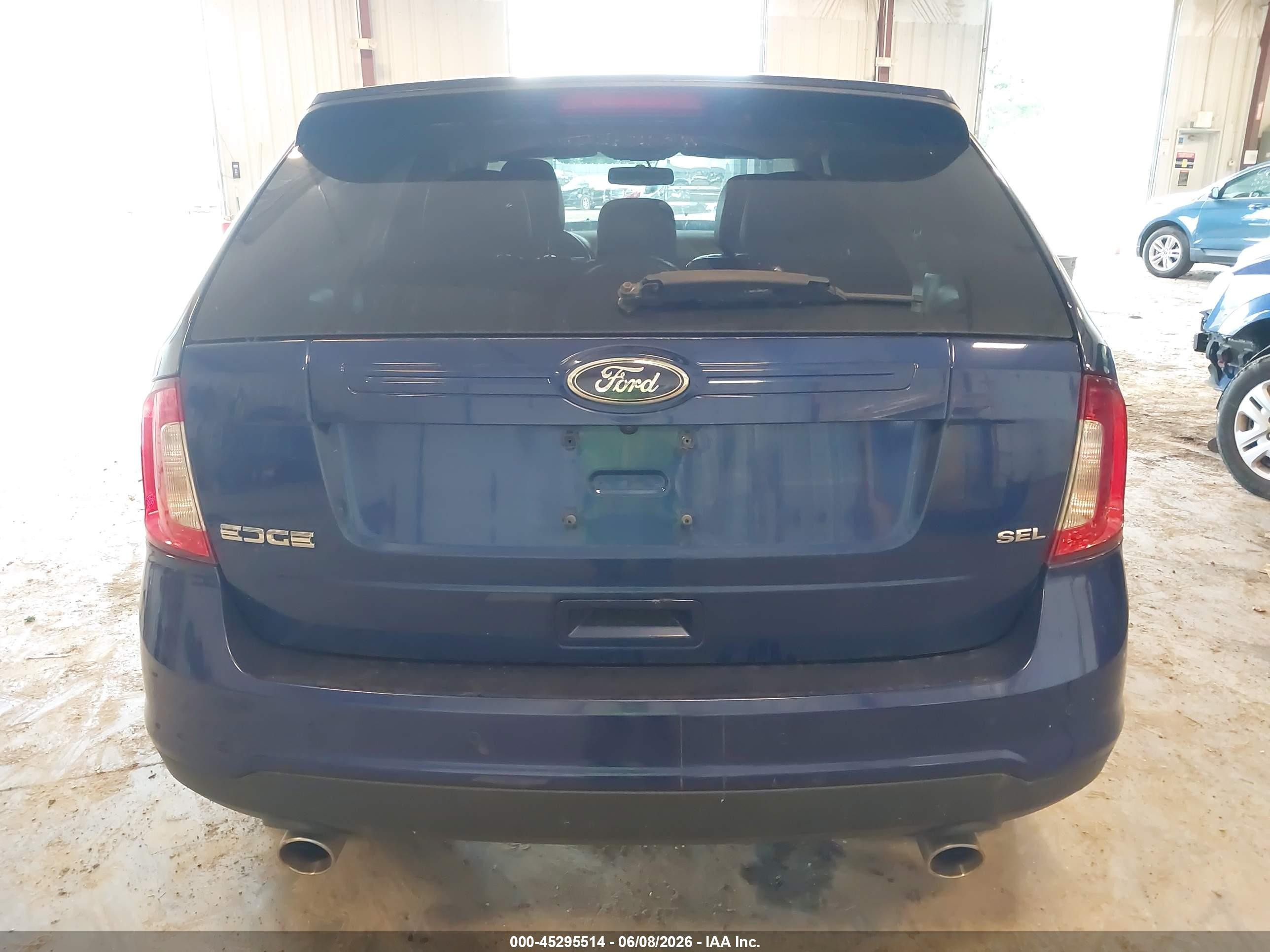 2013 Ford Edge Sel Синий vin: 2FMDK3JC0DBA47843