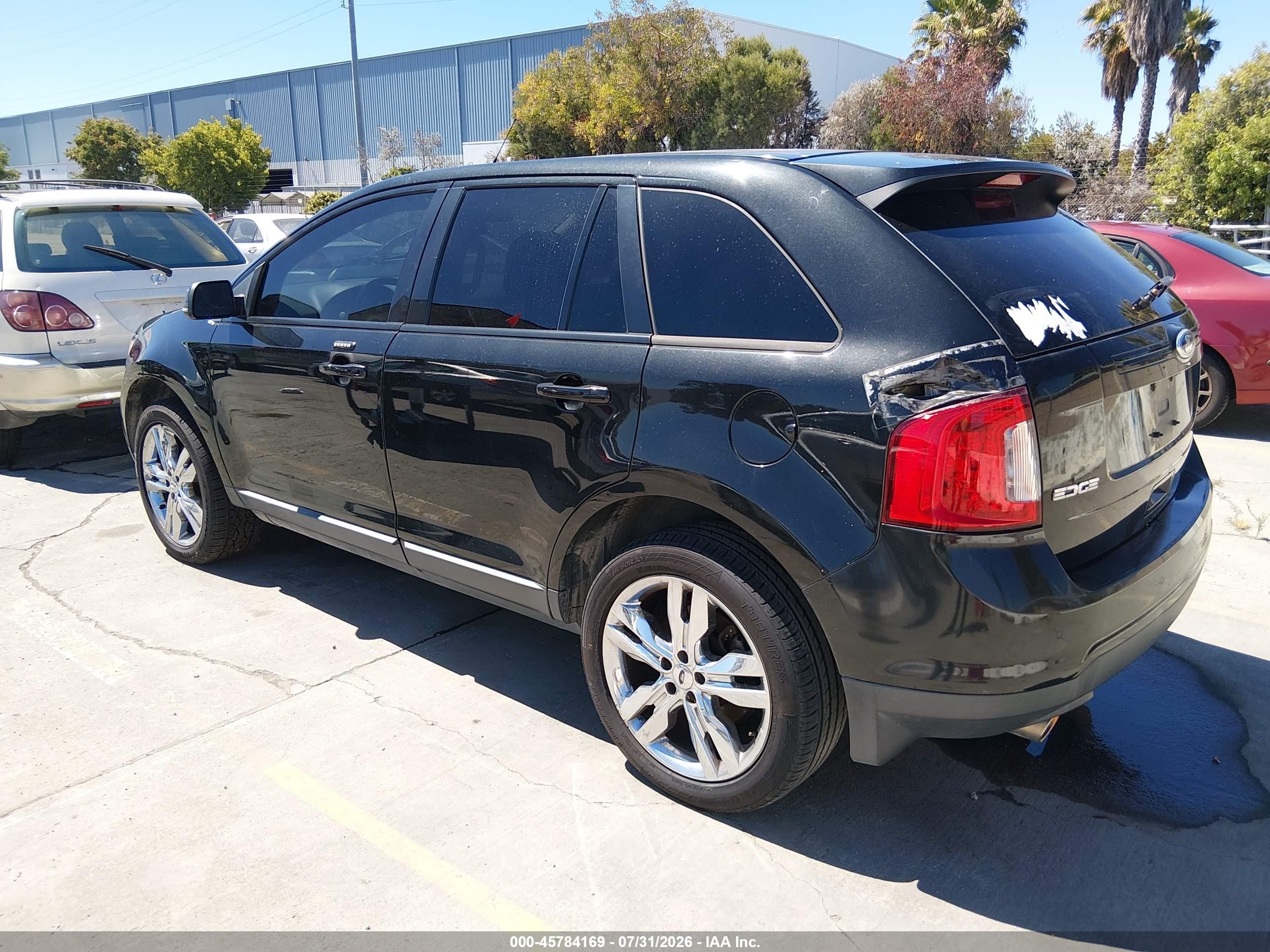 2013 Ford Edge Sel Black vin: 2FMDK3JC0DBA52296