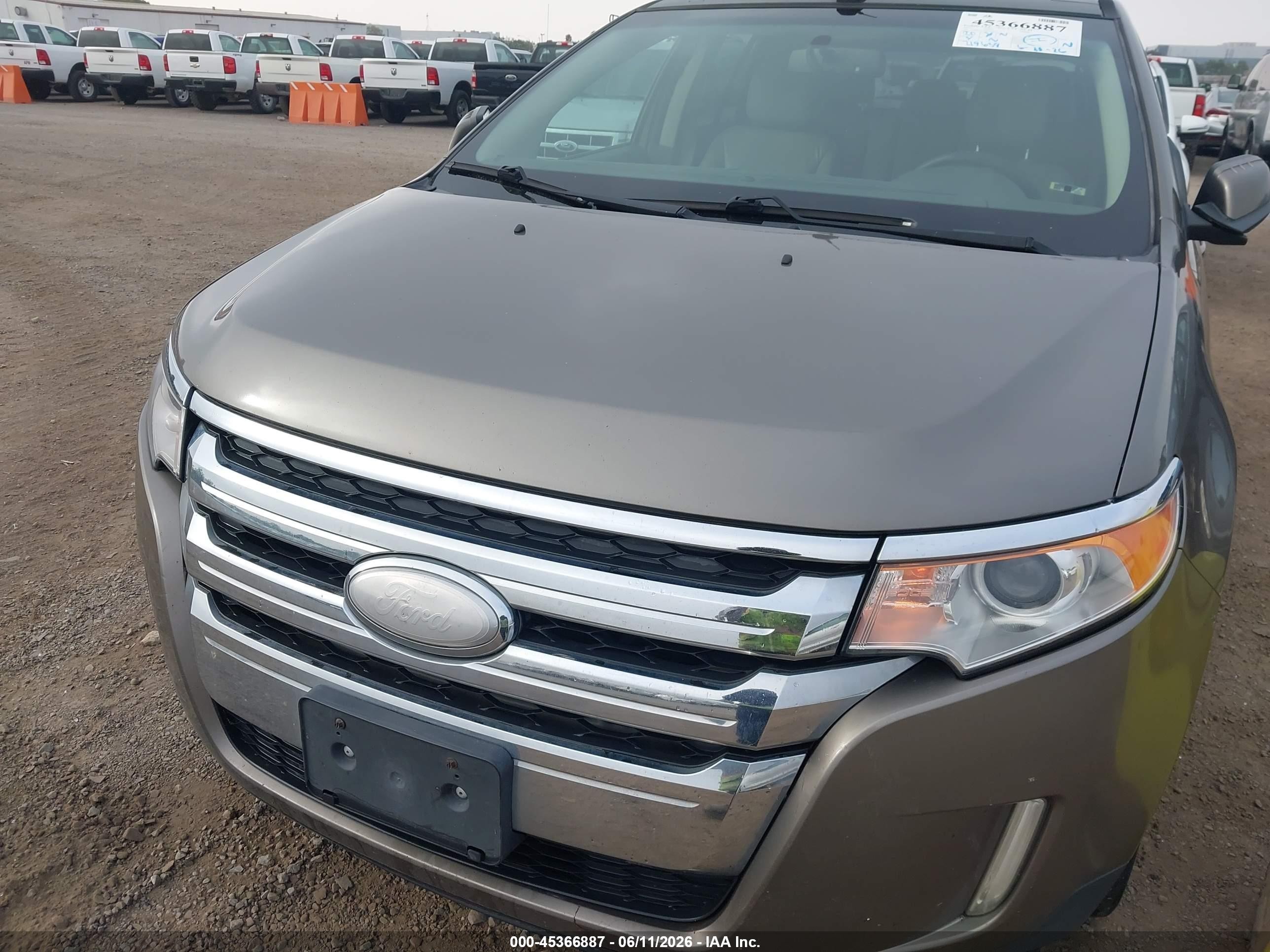 2013 Ford Edge Sel Brown vin: 2FMDK3JC0DBA56820