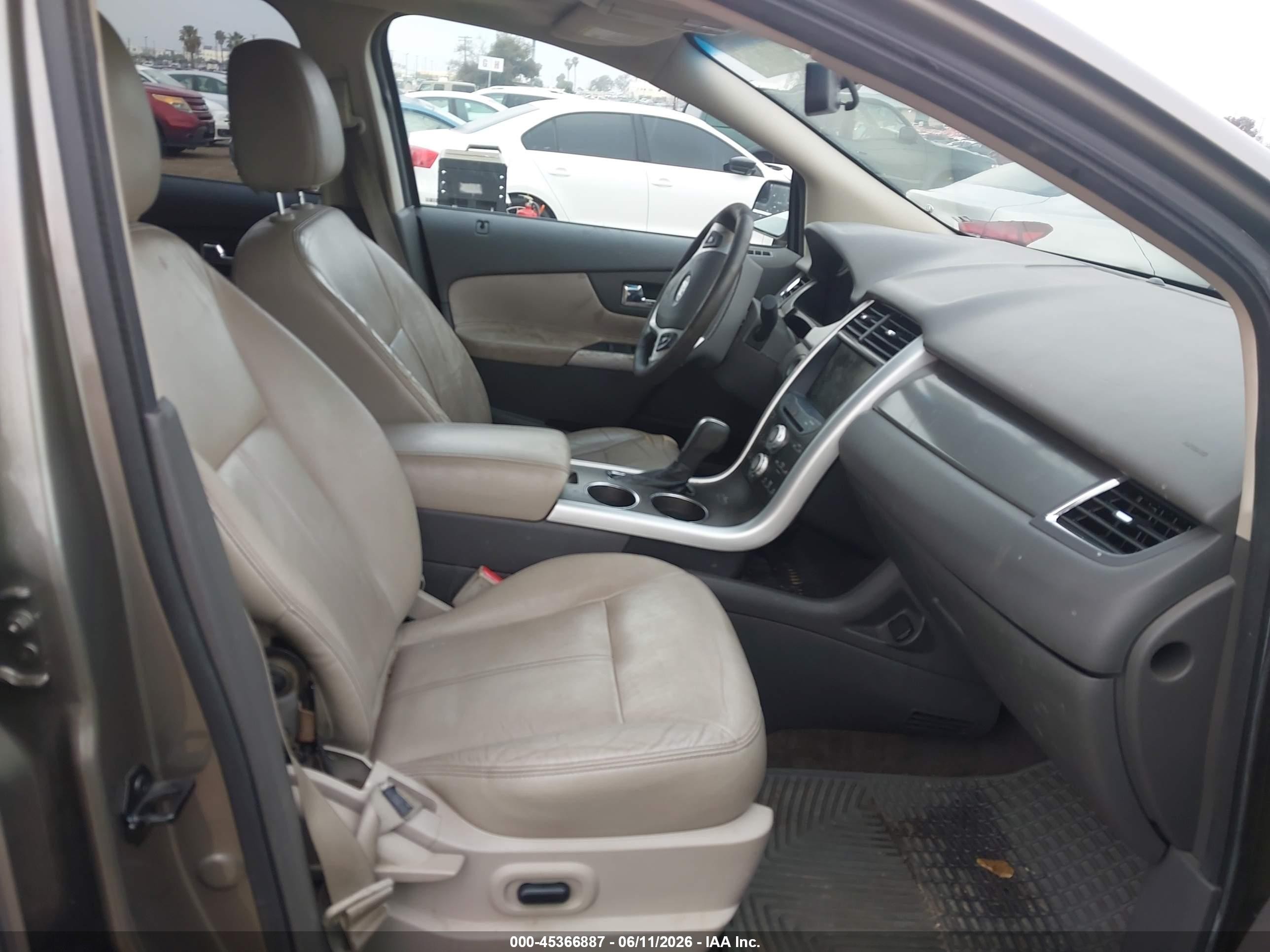 2013 Ford Edge Sel Brown vin: 2FMDK3JC0DBA56820