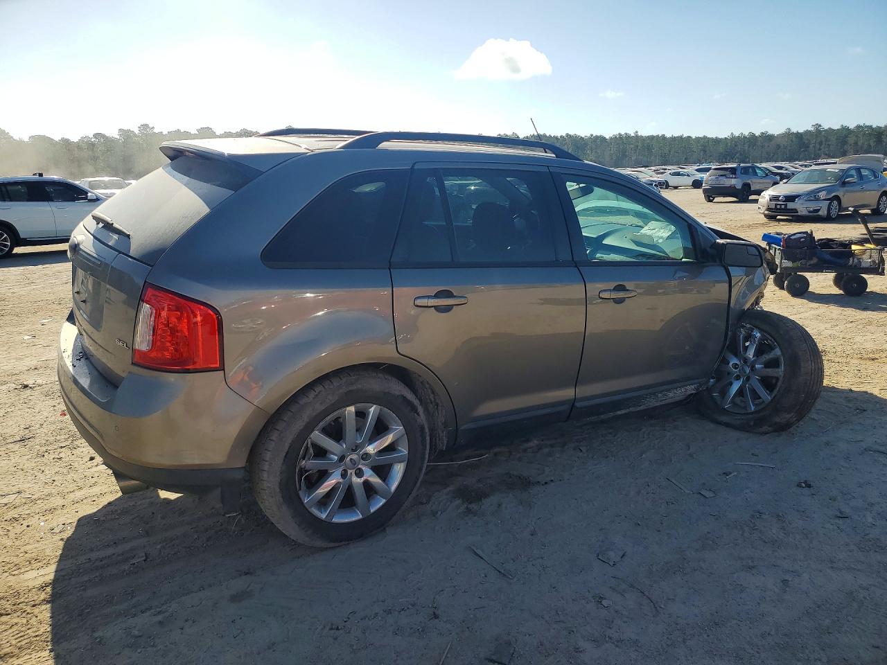 2013 Ford Edge Sel Gray vin: 2FMDK3JC0DBA60446