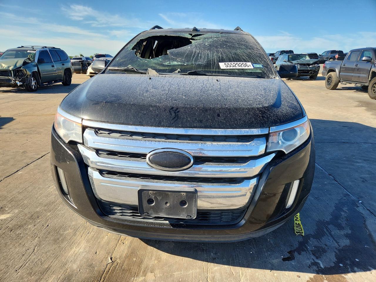 2013 Ford Edge Sel Черный vin: 2FMDK3JC0DBA73861