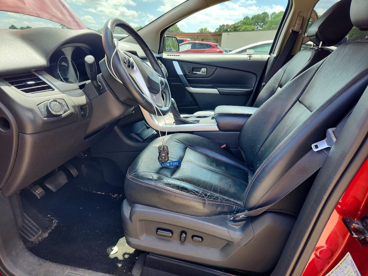 2013 Ford Edge Sel Red vin: 2FMDK3JC0DBB15980