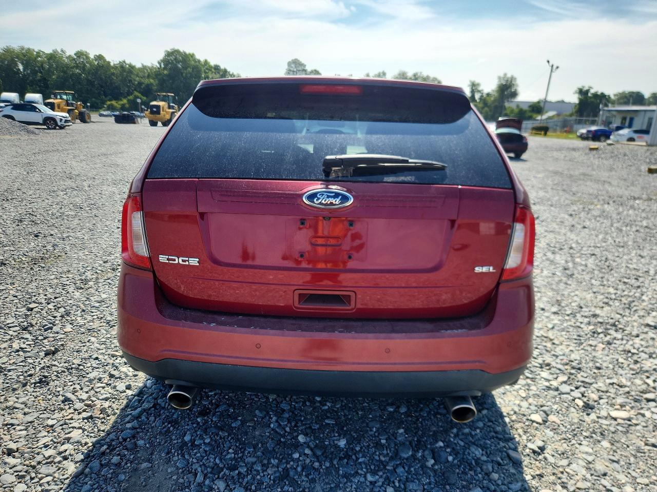 2013 Ford Edge Sel Red vin: 2FMDK3JC0DBC10944