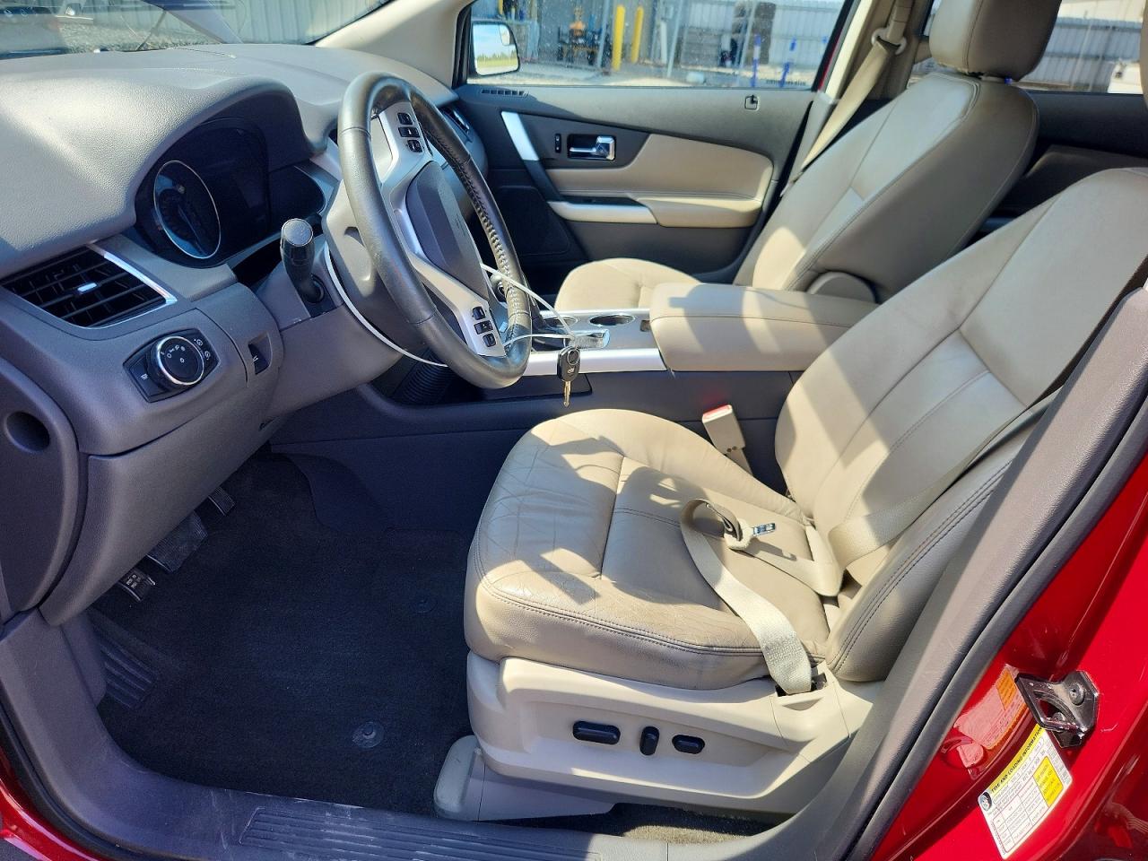2013 Ford Edge Sel Red vin: 2FMDK3JC0DBC10944