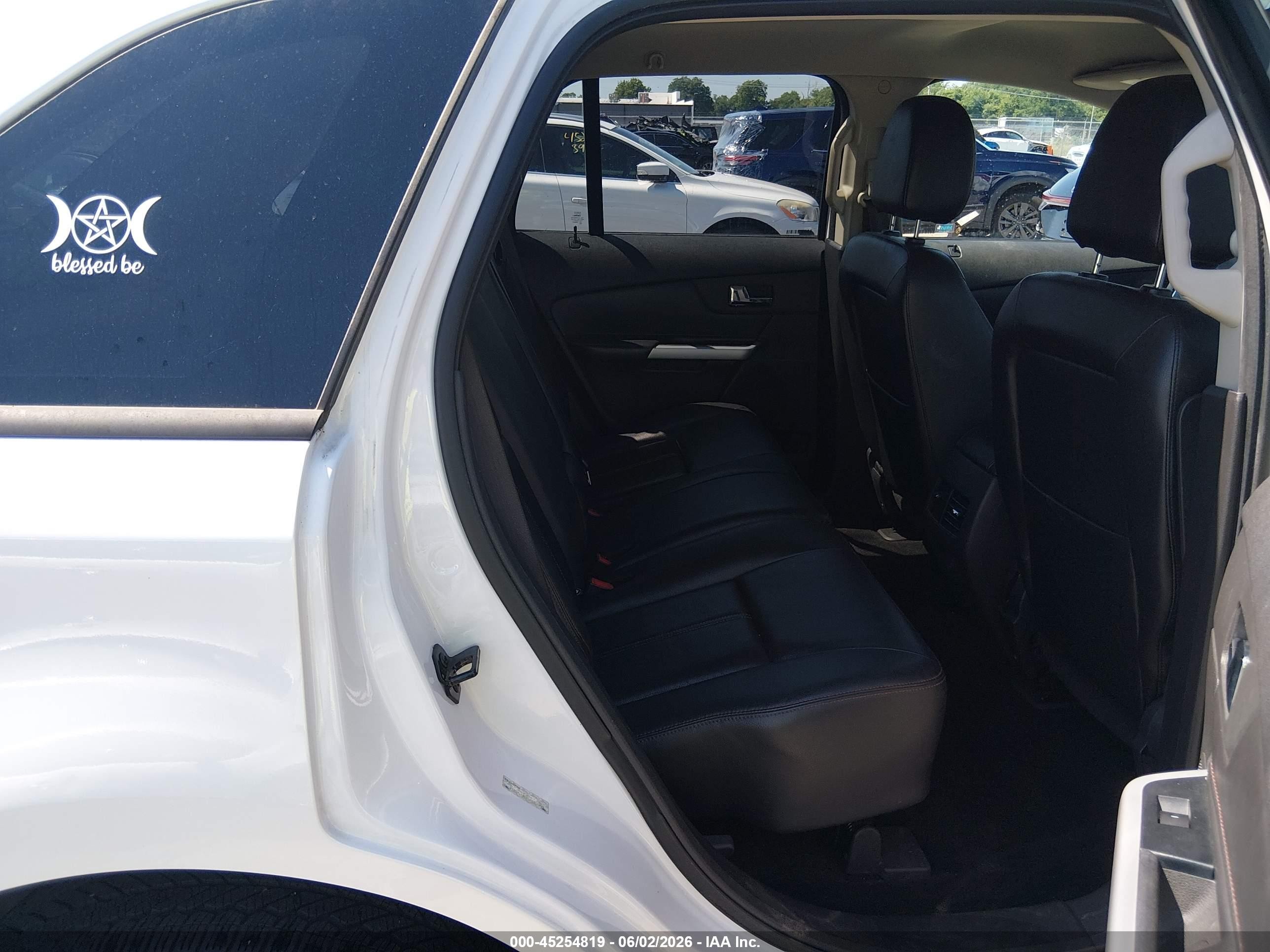 2013 Ford Edge Sel White vin: 2FMDK3JC0DBC53809