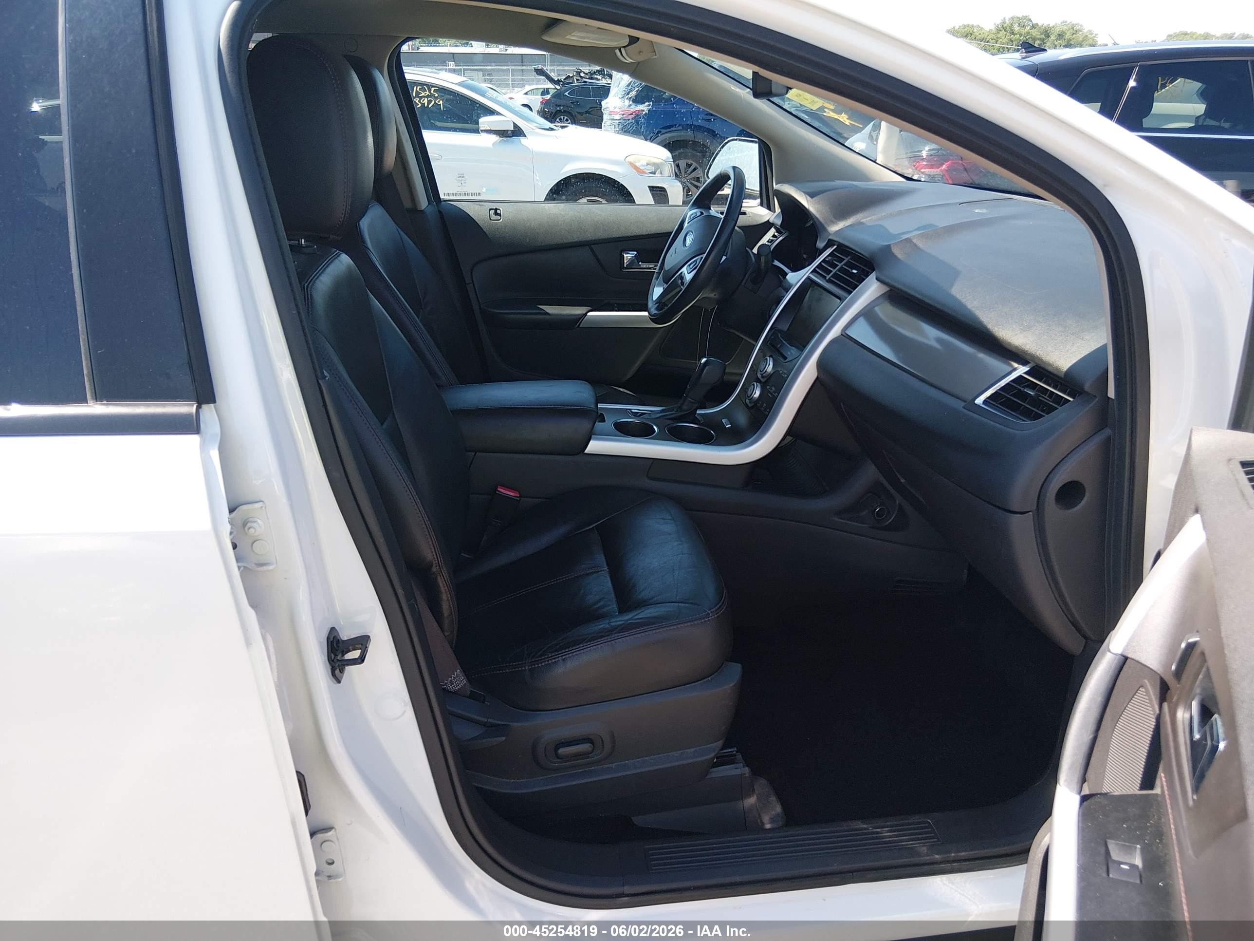 2013 Ford Edge Sel White vin: 2FMDK3JC0DBC53809