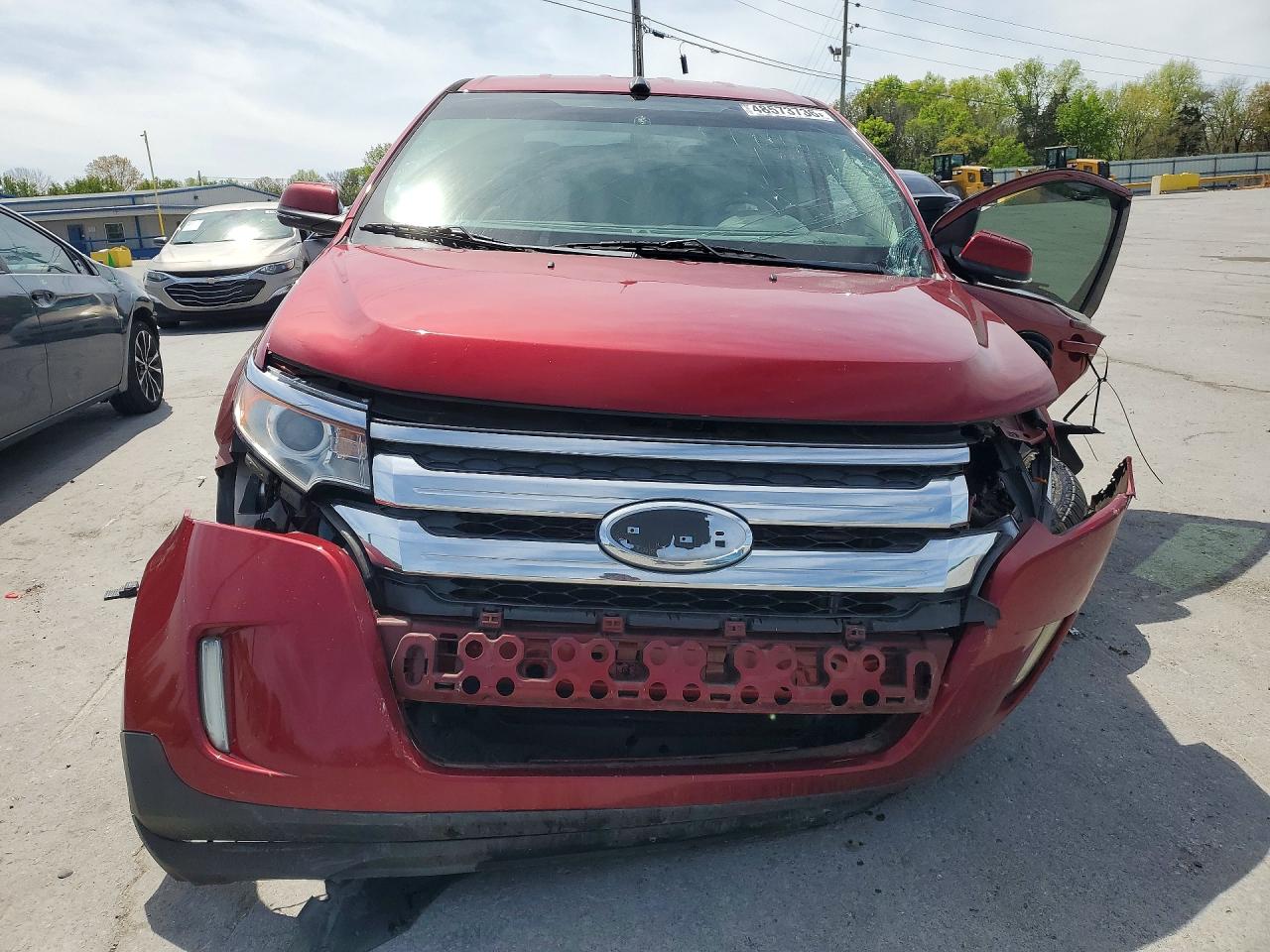 2013 Ford Edge Sel Red vin: 2FMDK3JC0DBC57942