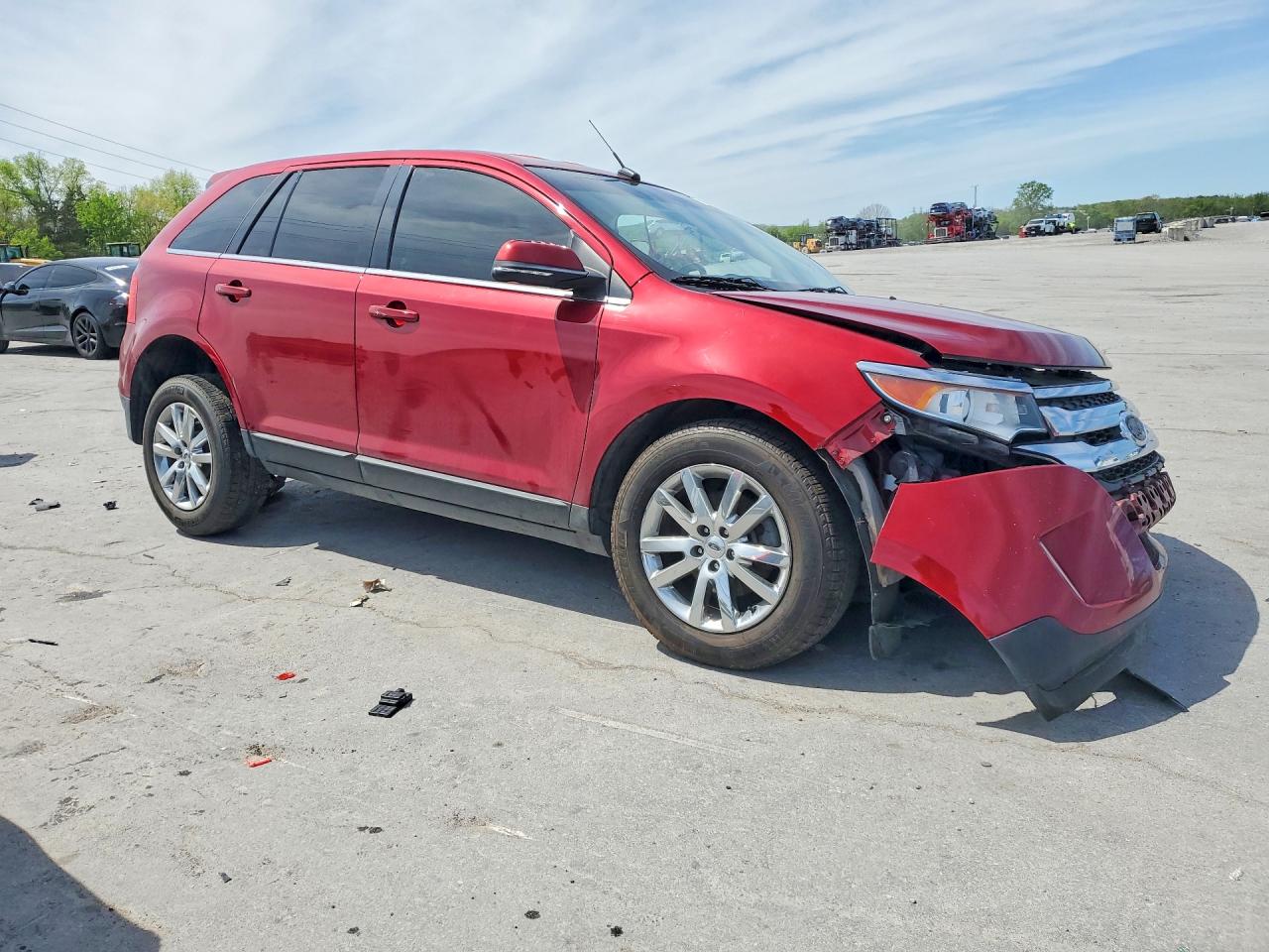 2013 Ford Edge Sel Red vin: 2FMDK3JC0DBC57942