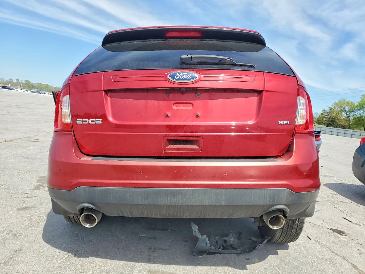 2013 Ford Edge Sel Red vin: 2FMDK3JC0DBC57942
