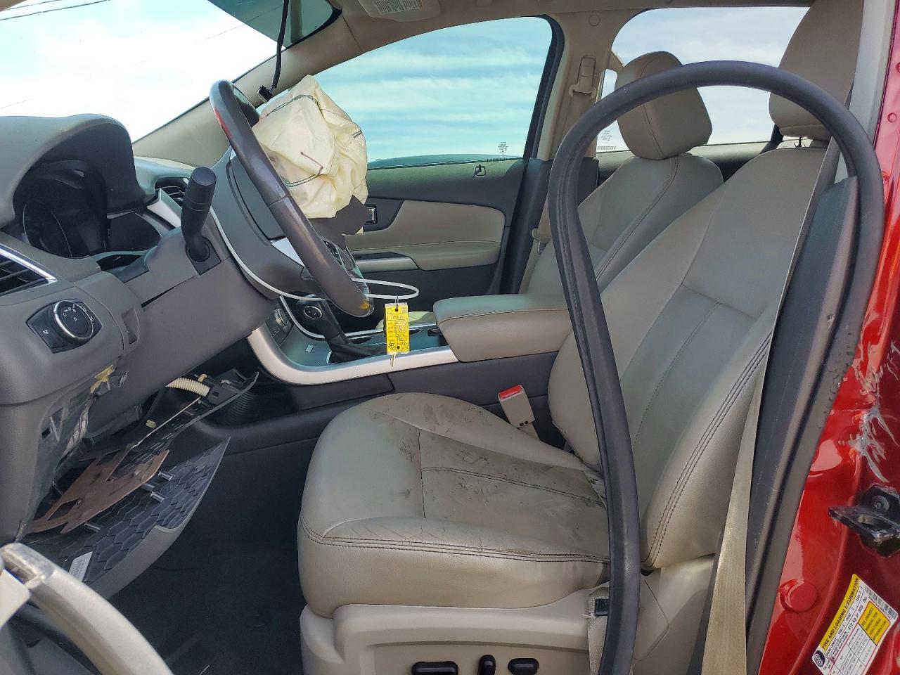 2013 Ford Edge Sel Red vin: 2FMDK3JC0DBC57942