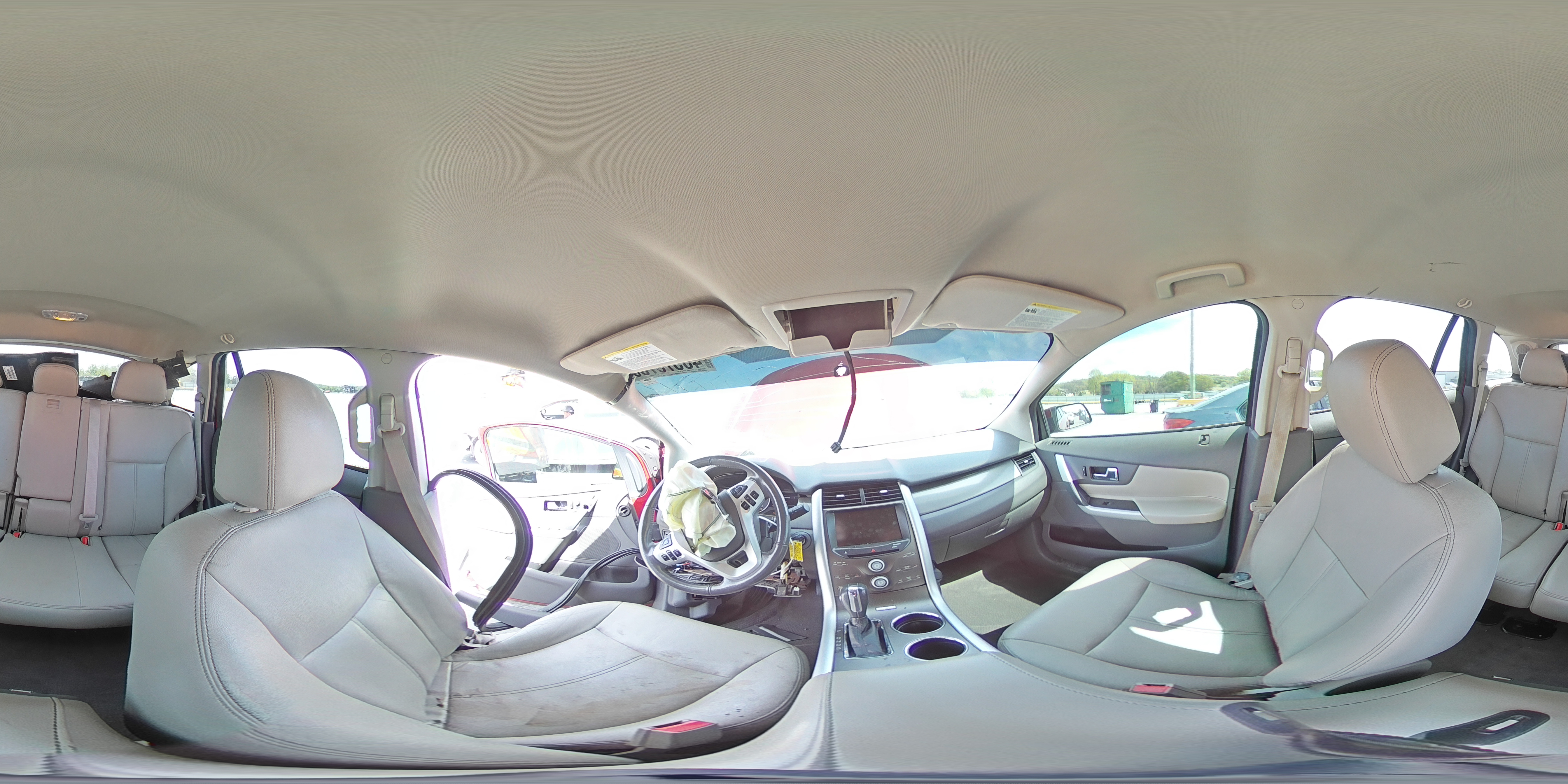 2013 Ford Edge Sel Red vin: 2FMDK3JC0DBC57942