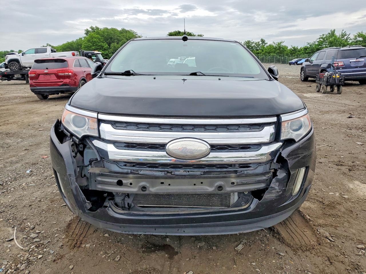 2013 Ford Edge Black vin: 2FMDK3JC0DBC95459