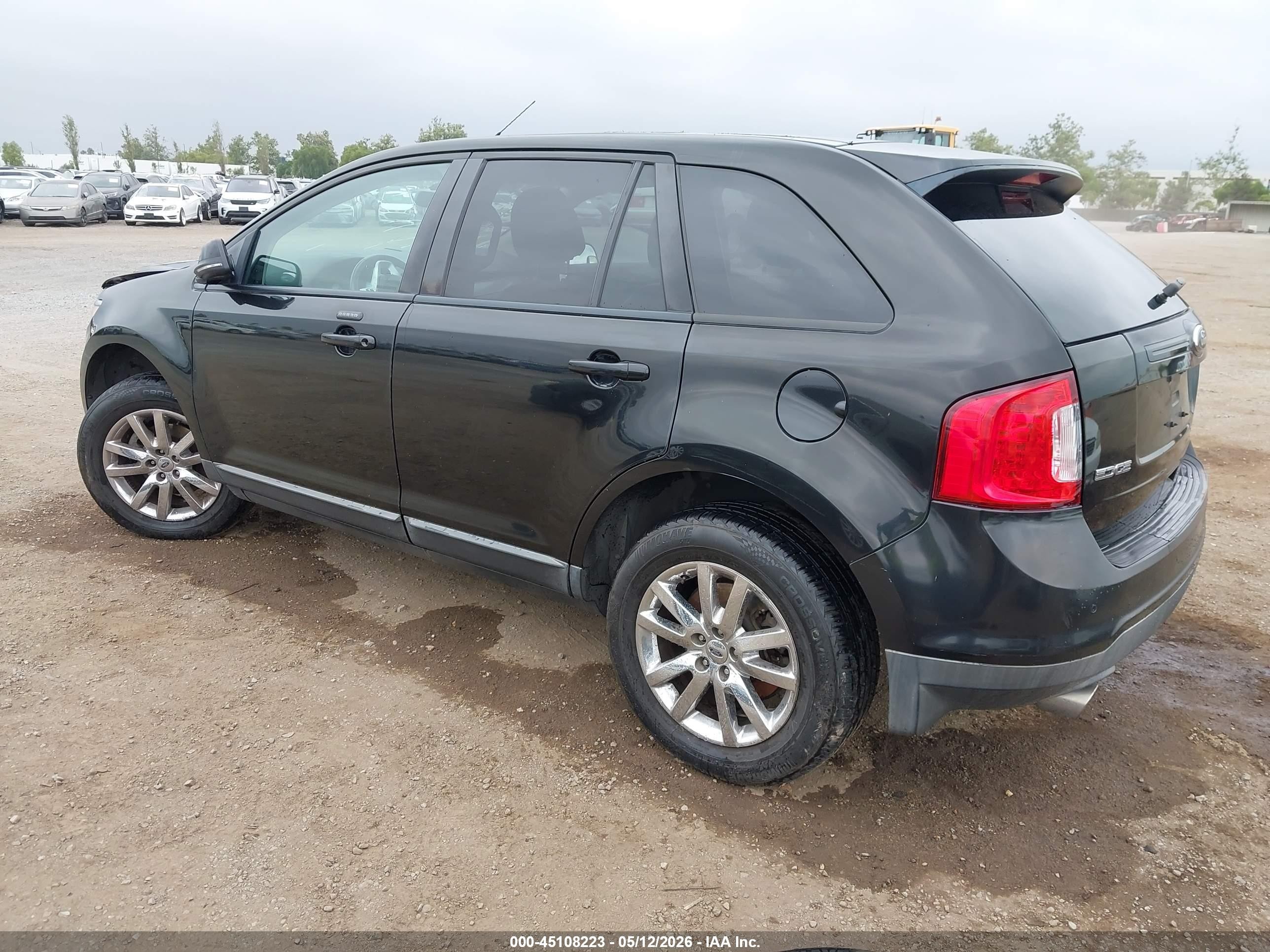 2013 Ford Edge Sel Black vin: 2FMDK3JC0DBE19228