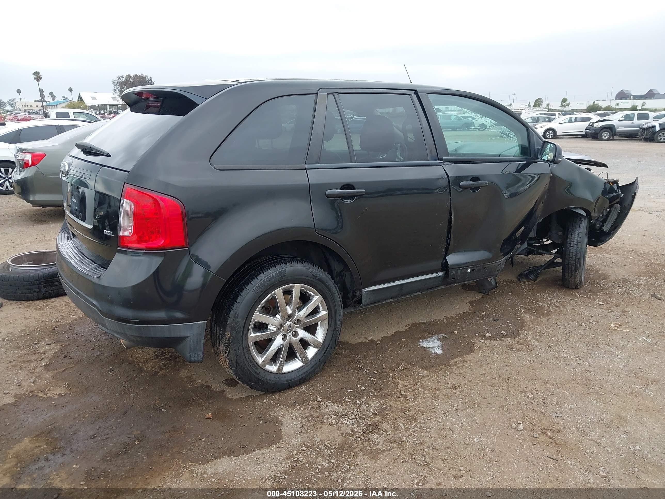 2013 Ford Edge Sel Black vin: 2FMDK3JC0DBE19228